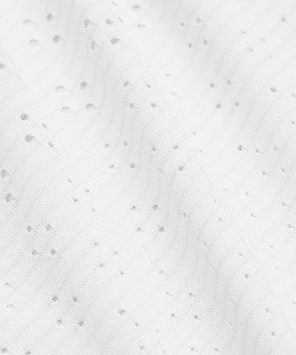 Swiftly Tech Cropped Short-Sleeve Shirt 2.0 Jewel Dot White