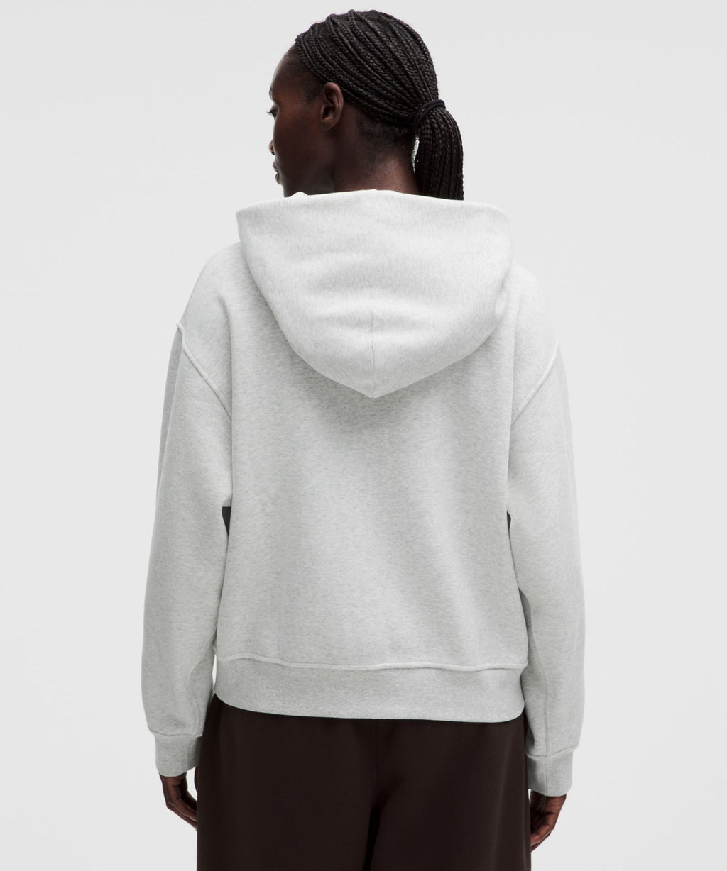Women's Steady State SuperLoft Full Zip Hoodie Heathered Core Ultra Light Grey