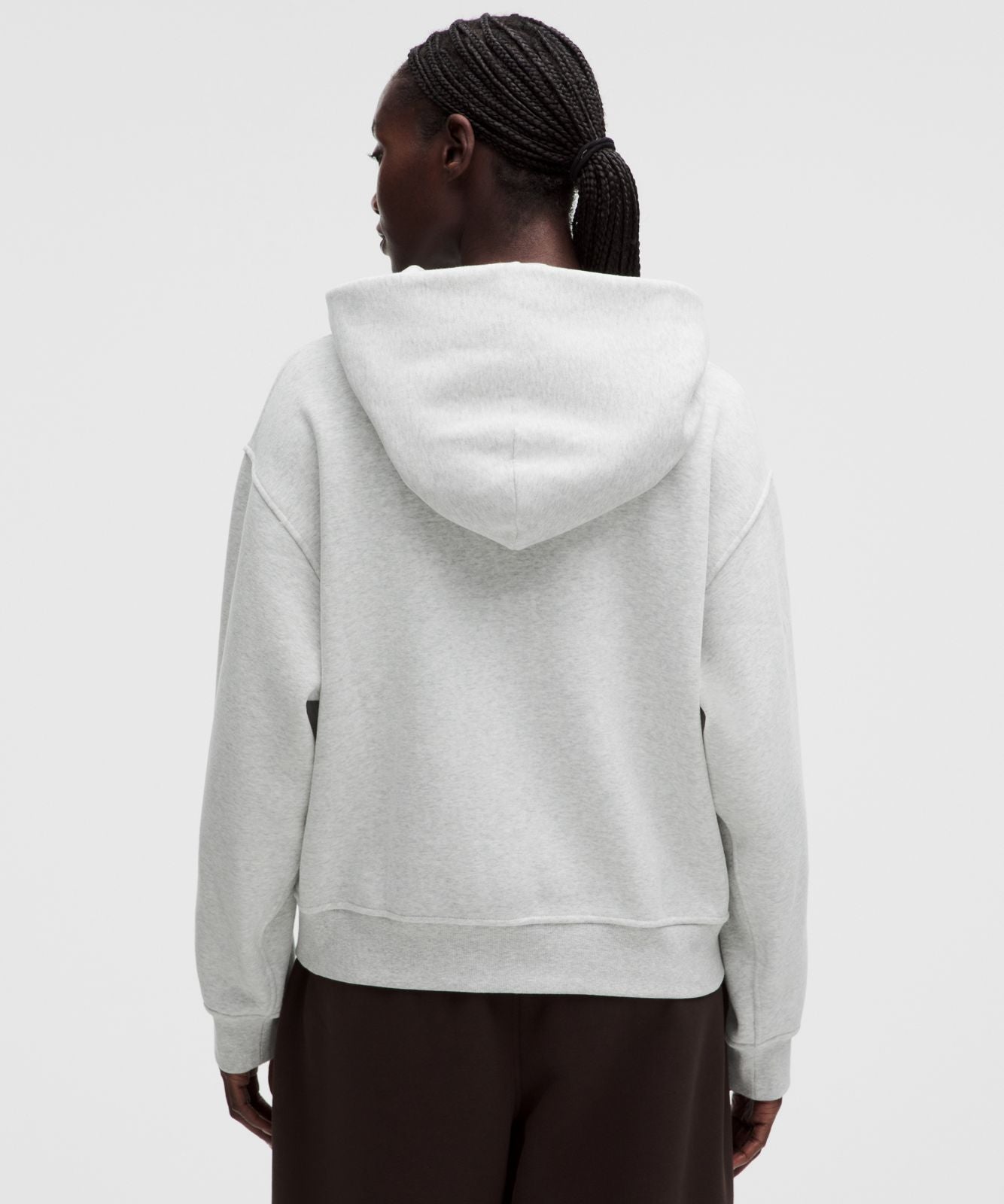 Women's Steady State SuperLoft Full Zip Hoodie Heathered Core Ultra Light Grey