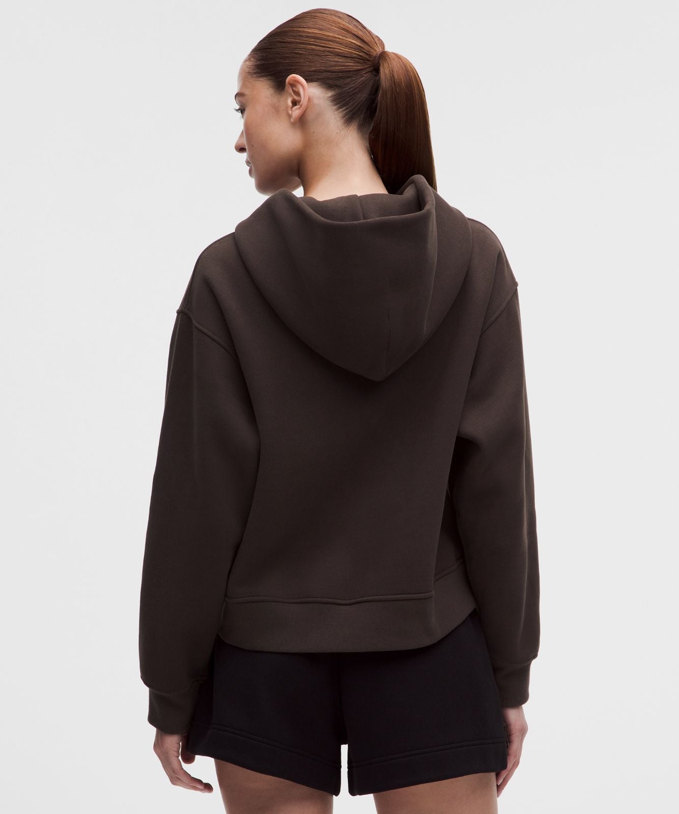 Women's Steady State SuperLoft Full Zip Hoodie Mahogany Muse