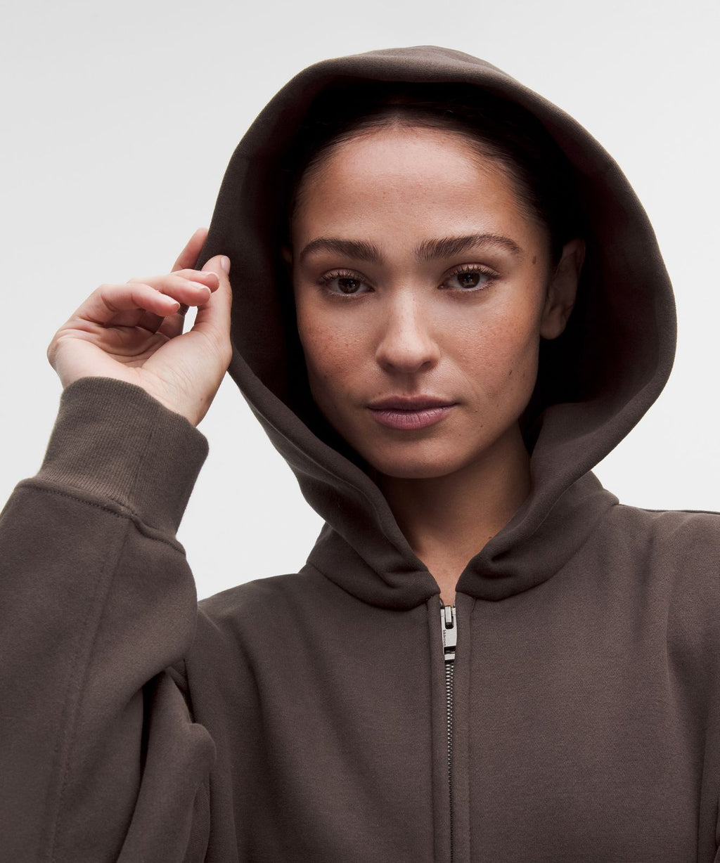 Women's Steady State SuperLoft Full Zip Hoodie Mahogany Muse