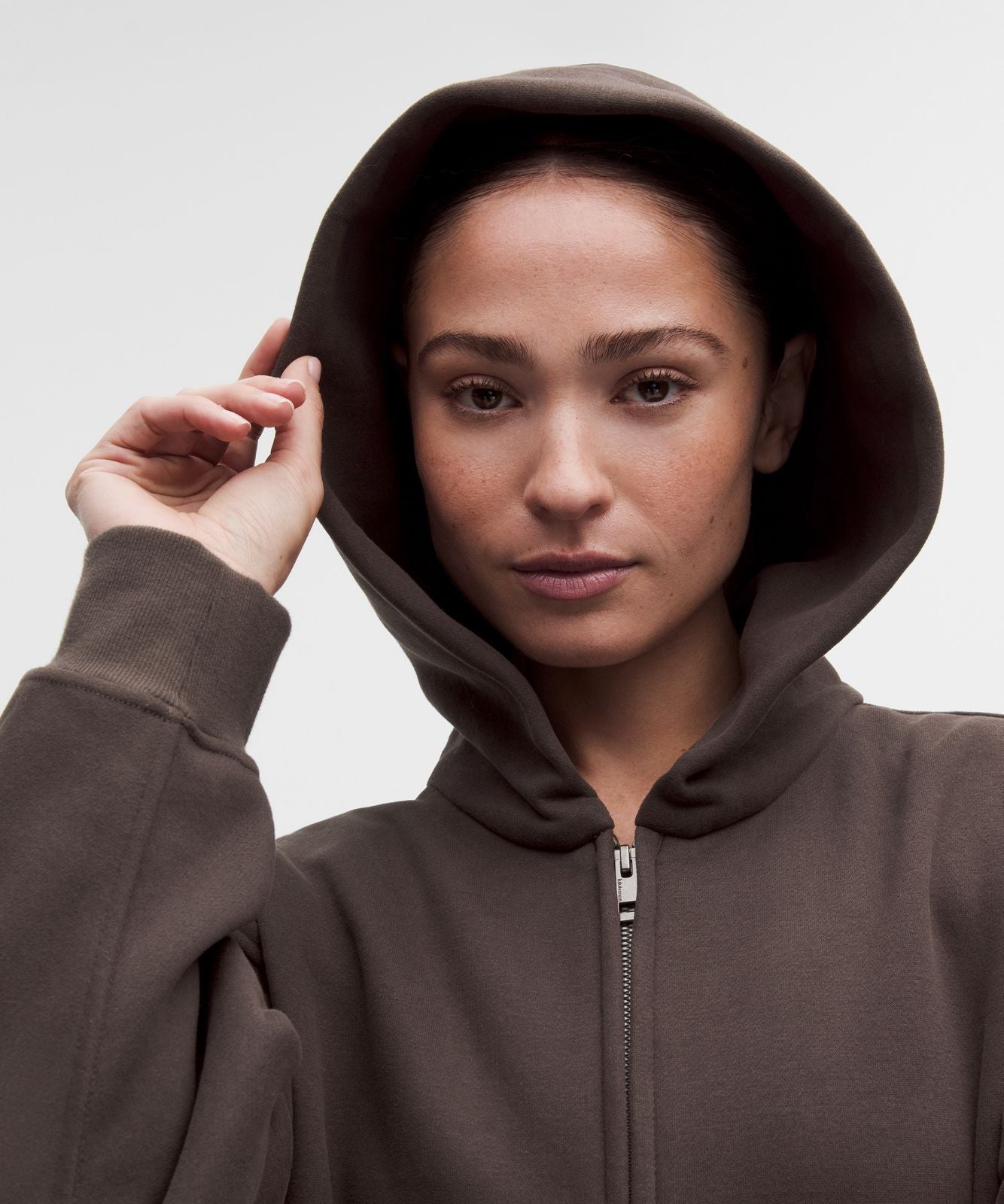 Women's Steady State SuperLoft Full Zip Hoodie Mahogany Muse