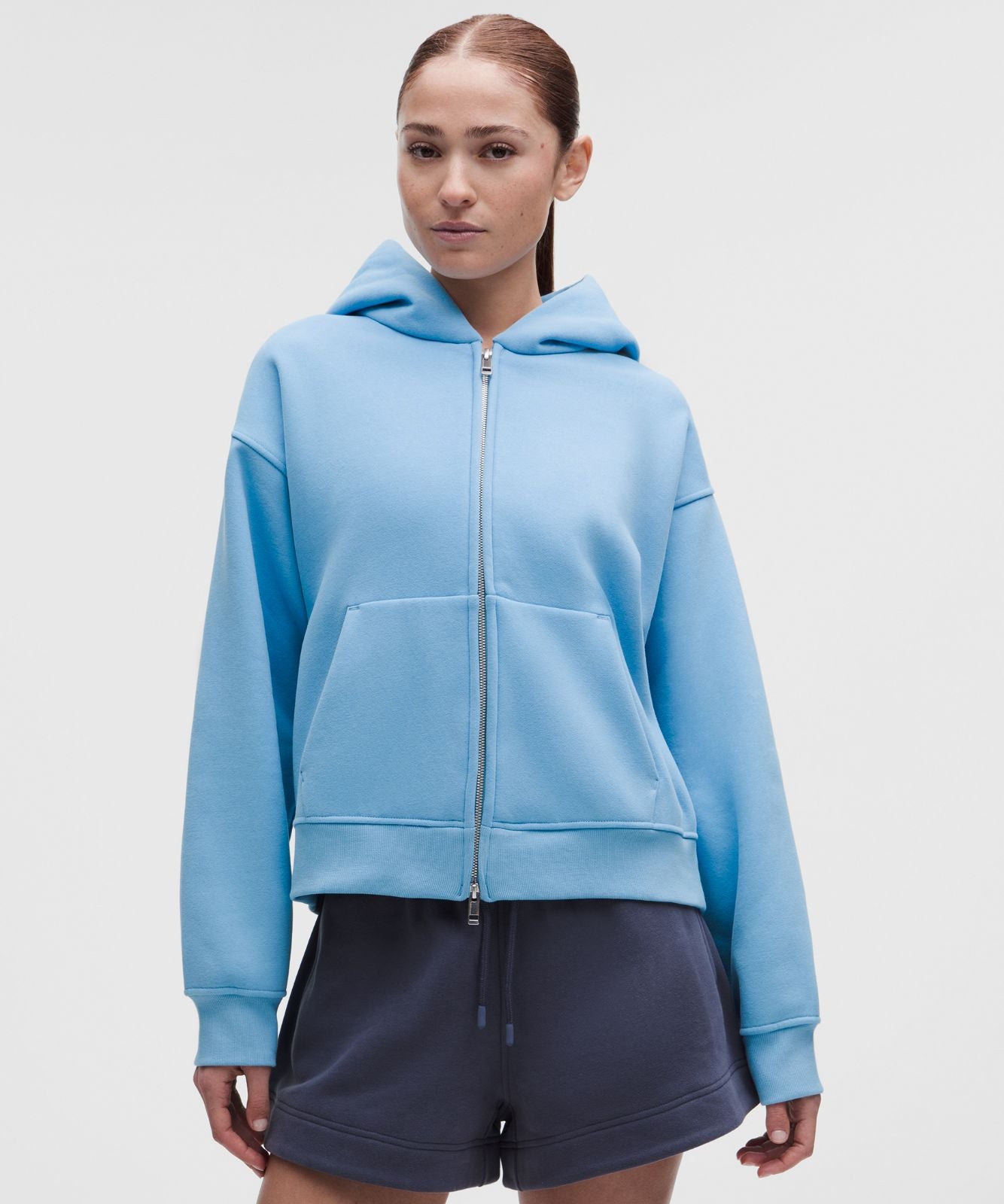 Women's Steady State SuperLoft Full Zip Hoodie Dreamy Blue