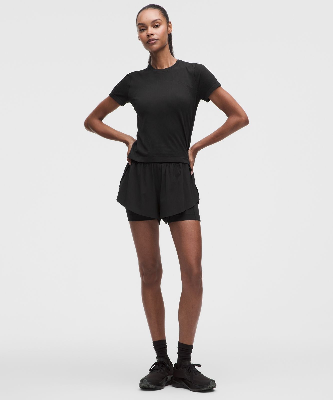 Super Swiftly Short-Sleeve Shirt Black
