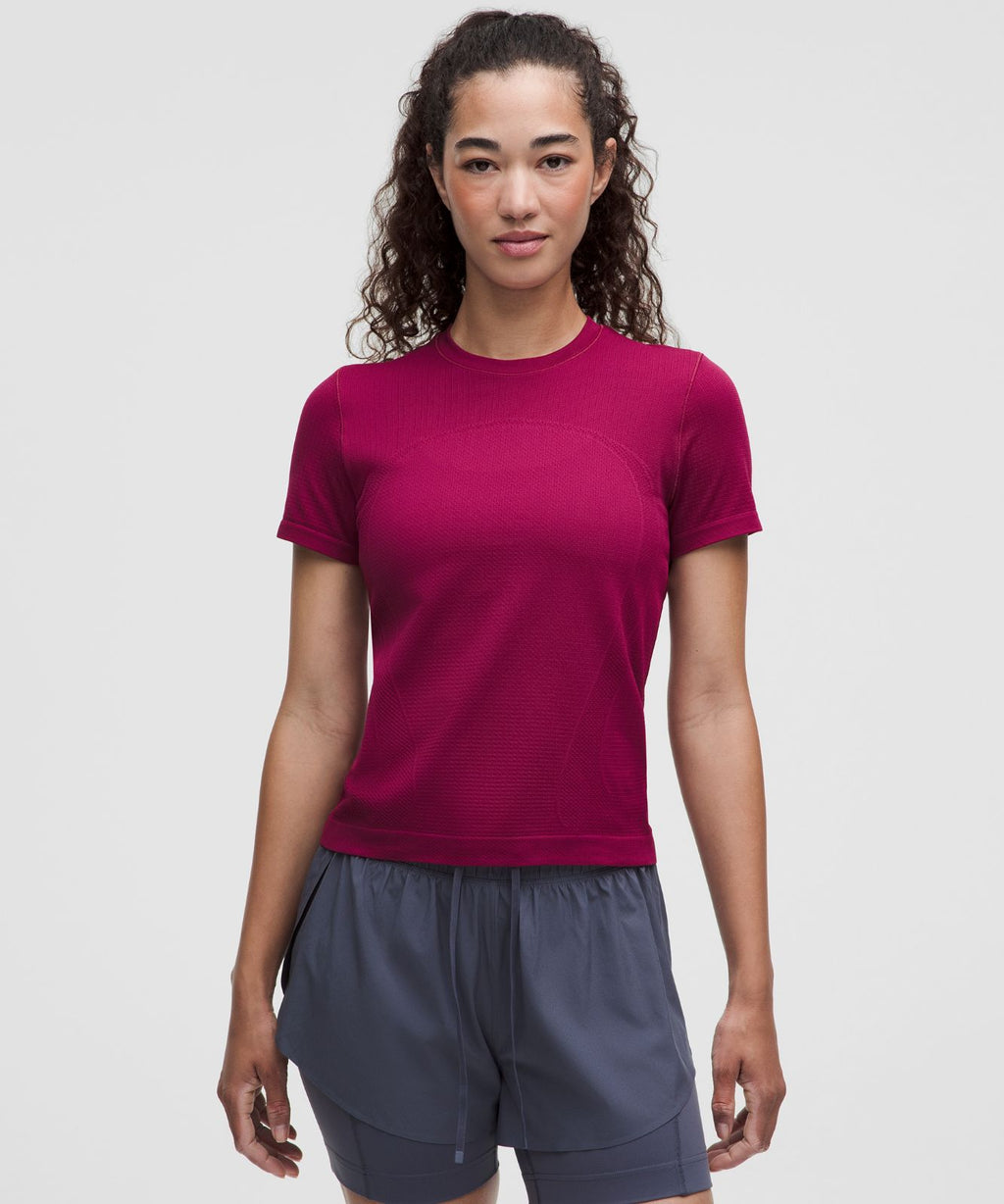 Super Swiftly Short-Sleeve Shirt Raspberry Rave