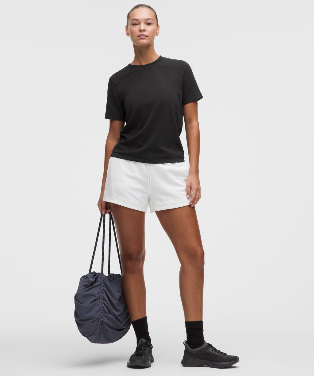 The Classic Ribbed Tee Black