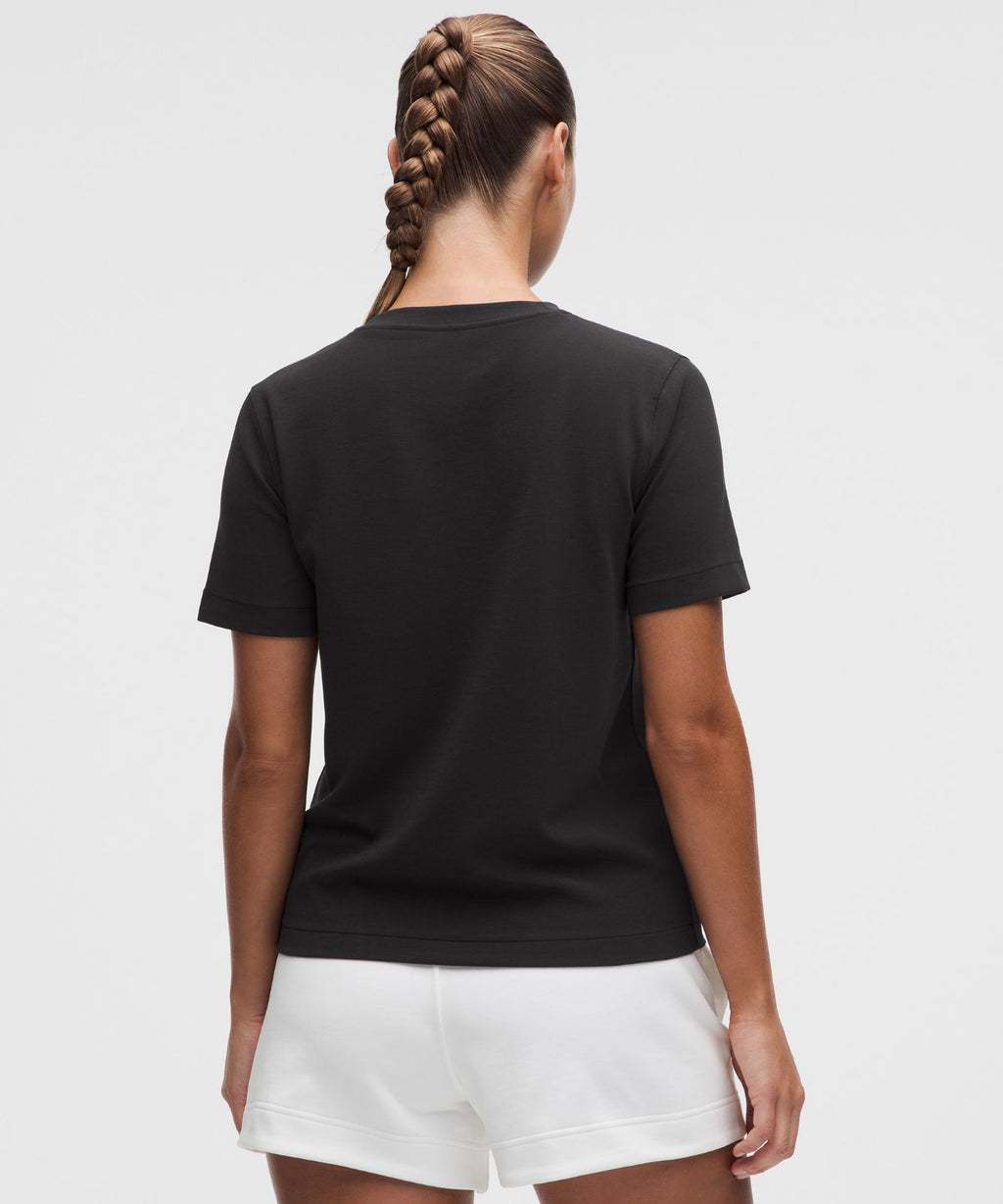 The Classic Ribbed Tee Black