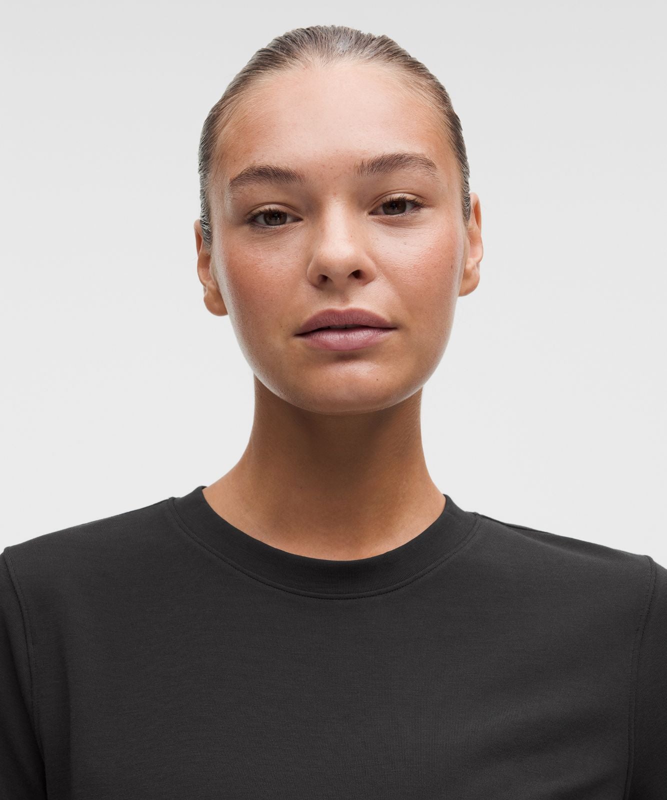 The Classic Ribbed Tee Black