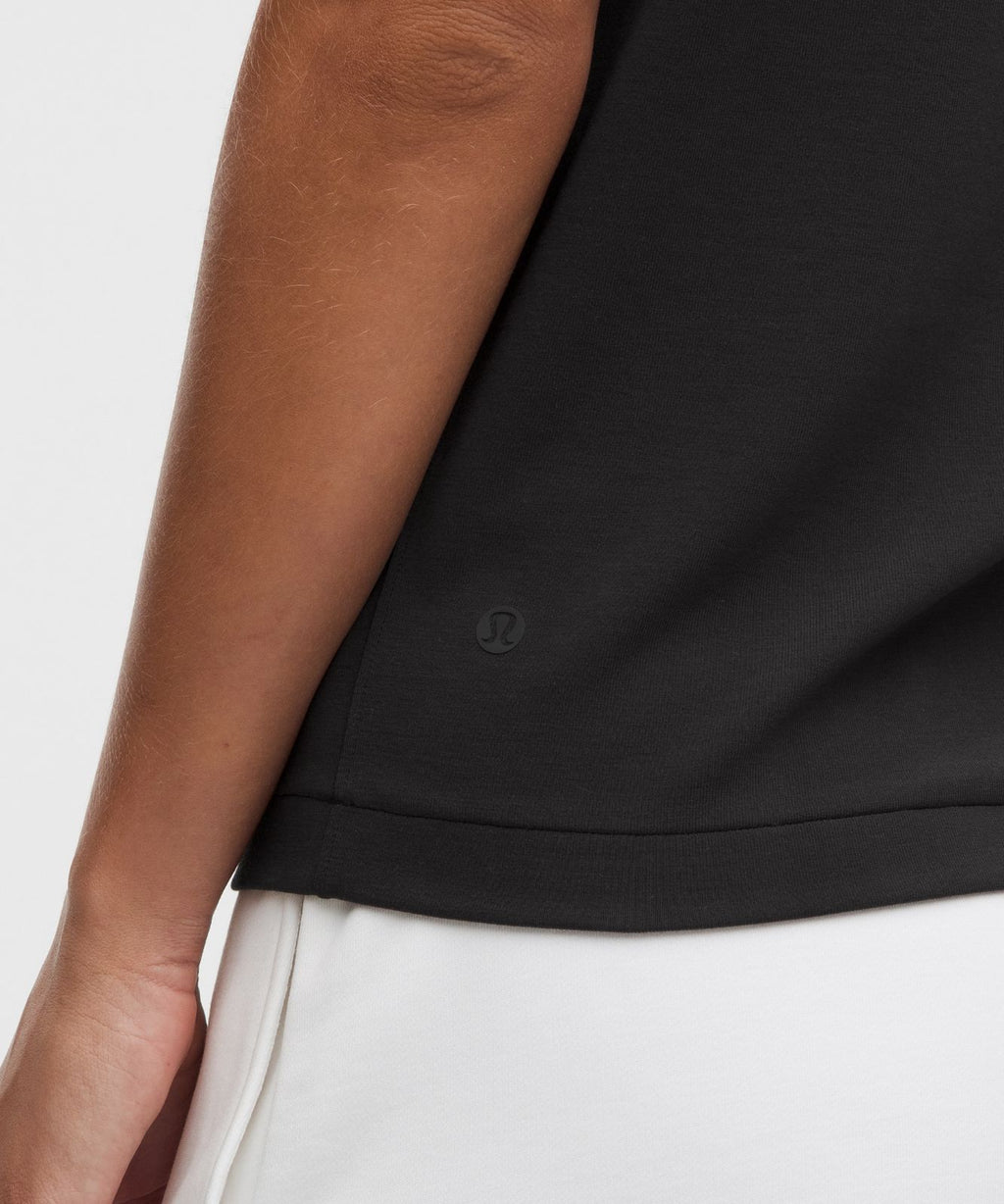The Classic Ribbed Tee Black