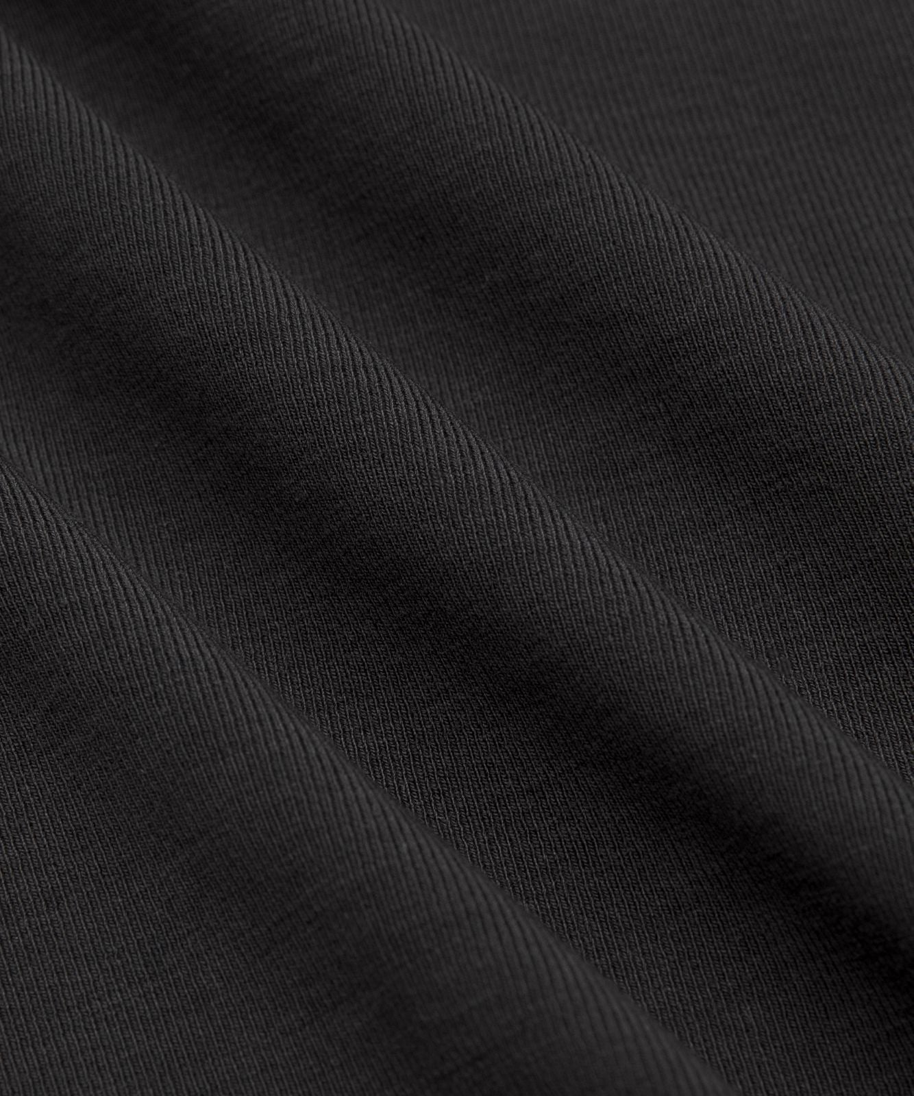 The Classic Ribbed Tee Black