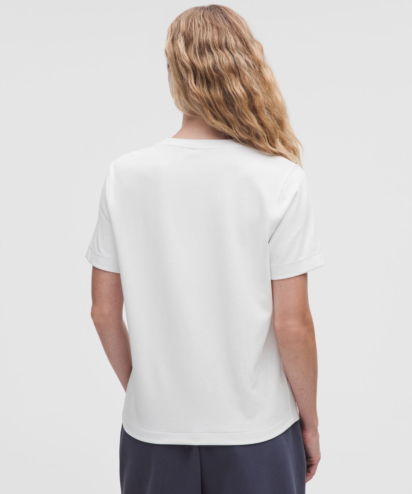 The Classic Ribbed Tee White