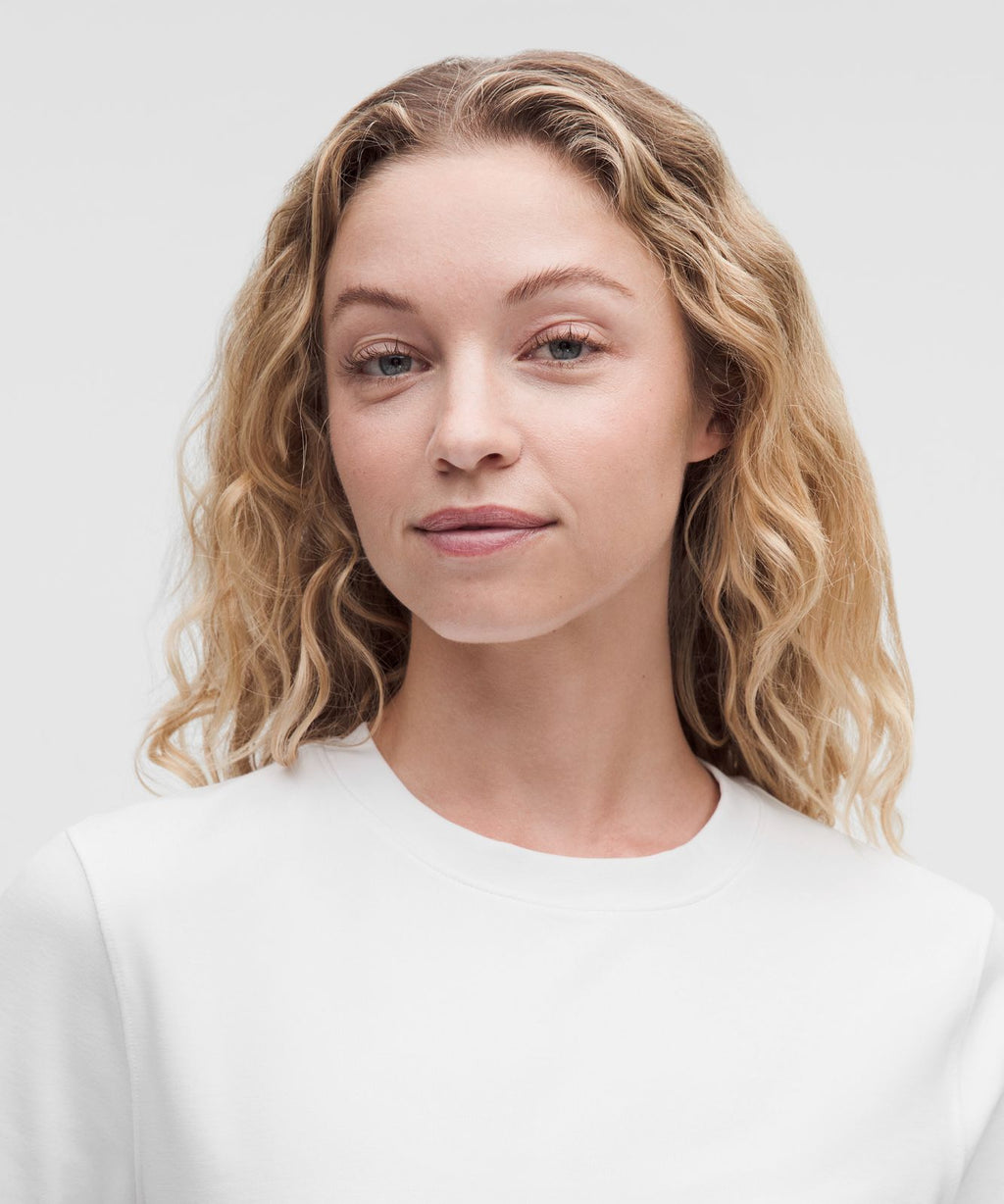 The Classic Ribbed Tee White