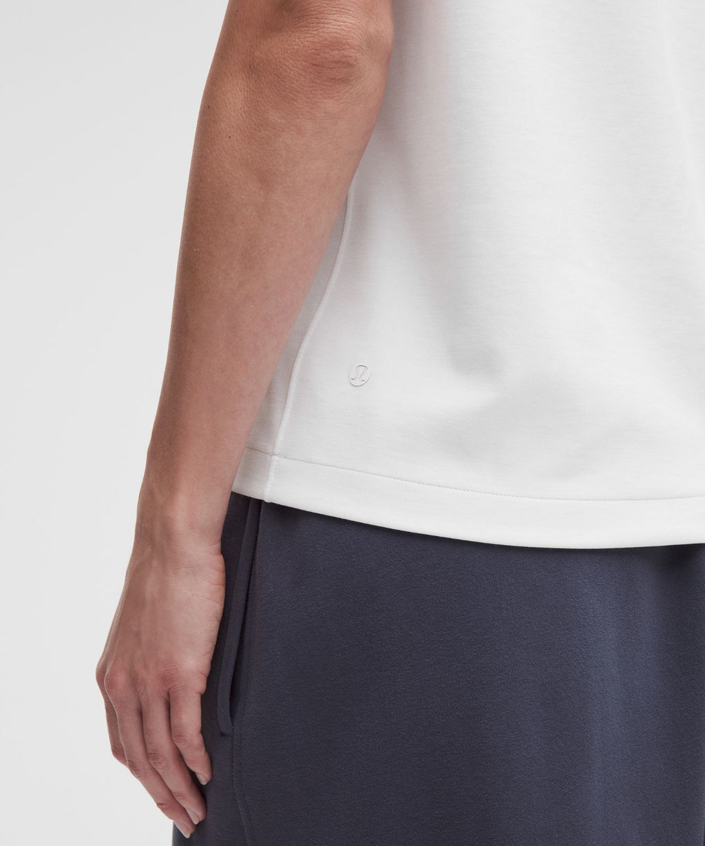 The Classic Ribbed Tee White