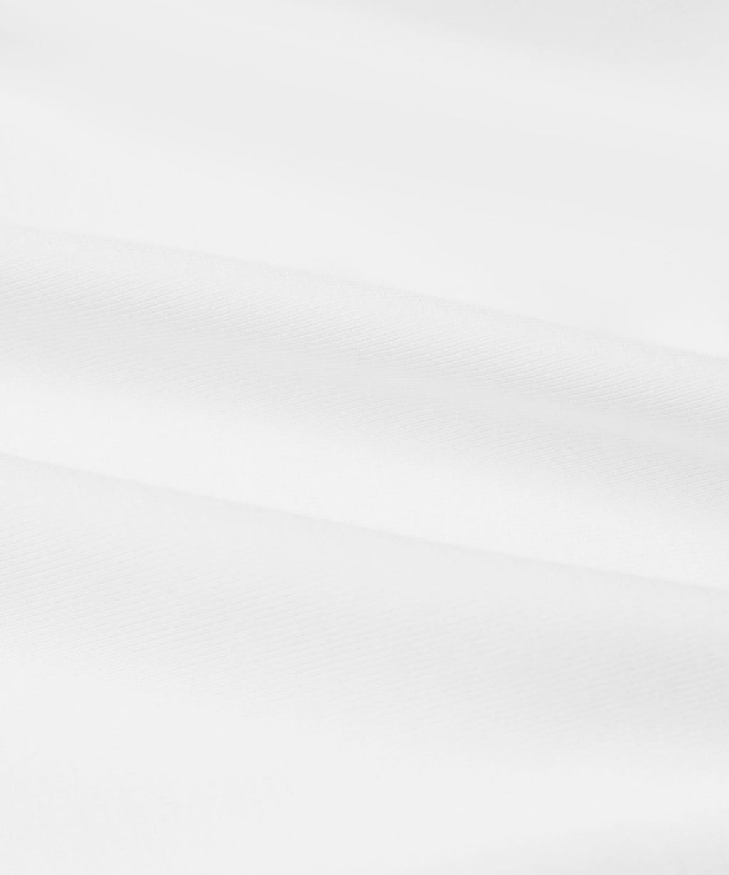 The Classic Ribbed Tee White