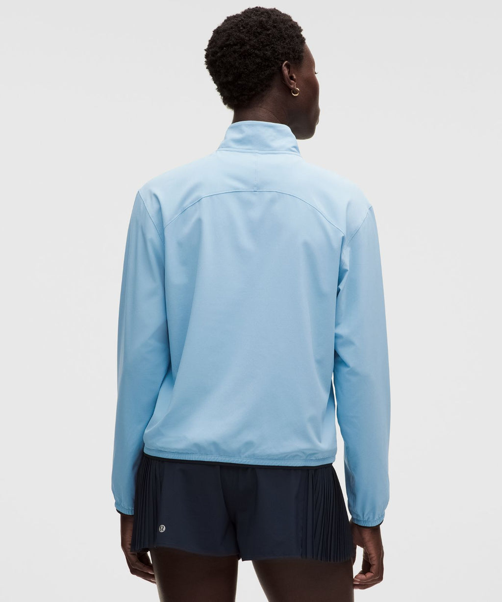 UV-Protective Lightweight Half Zip Dreamy Blue/True Navy