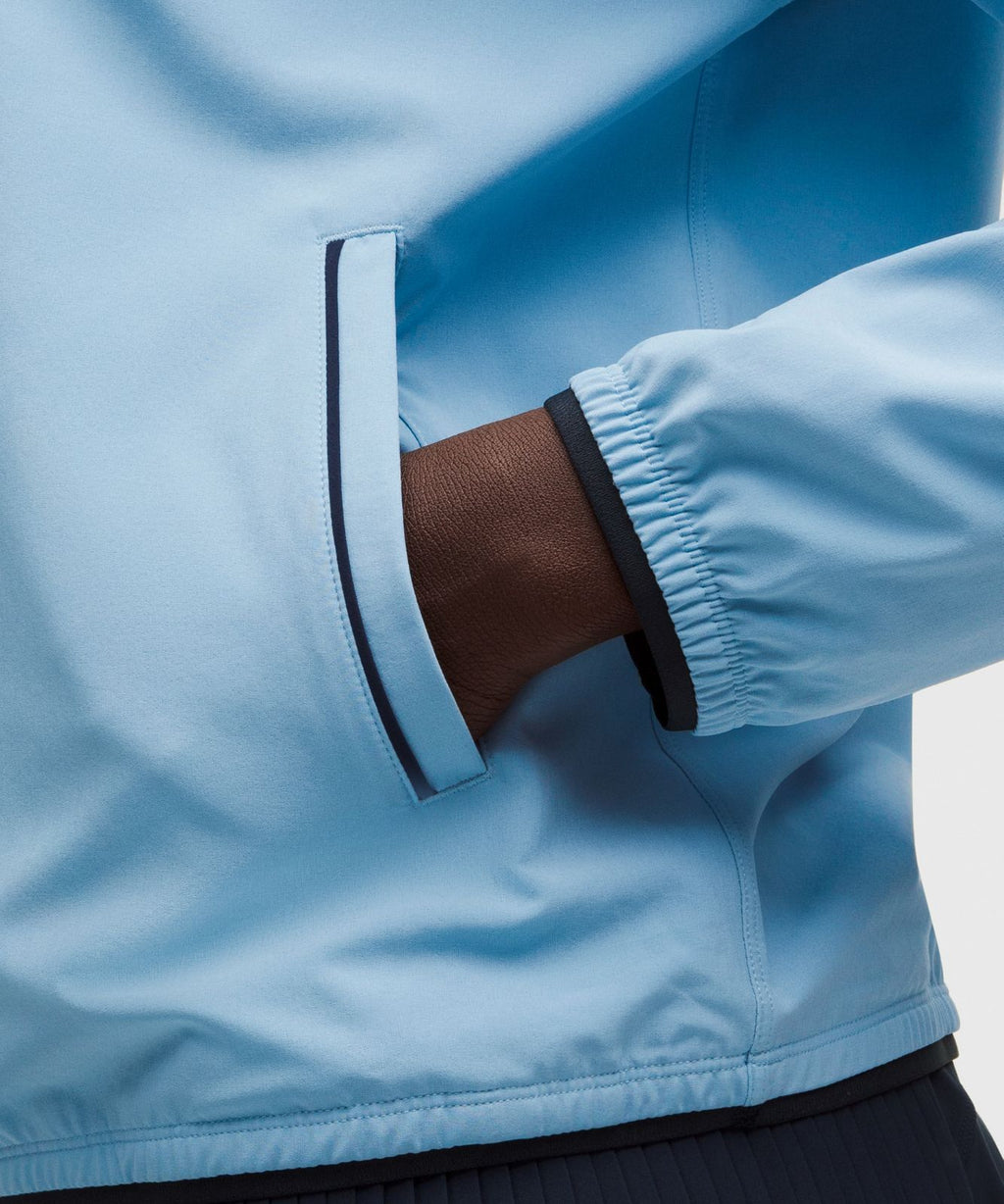 UV-Protective Lightweight Half Zip Dreamy Blue/True Navy