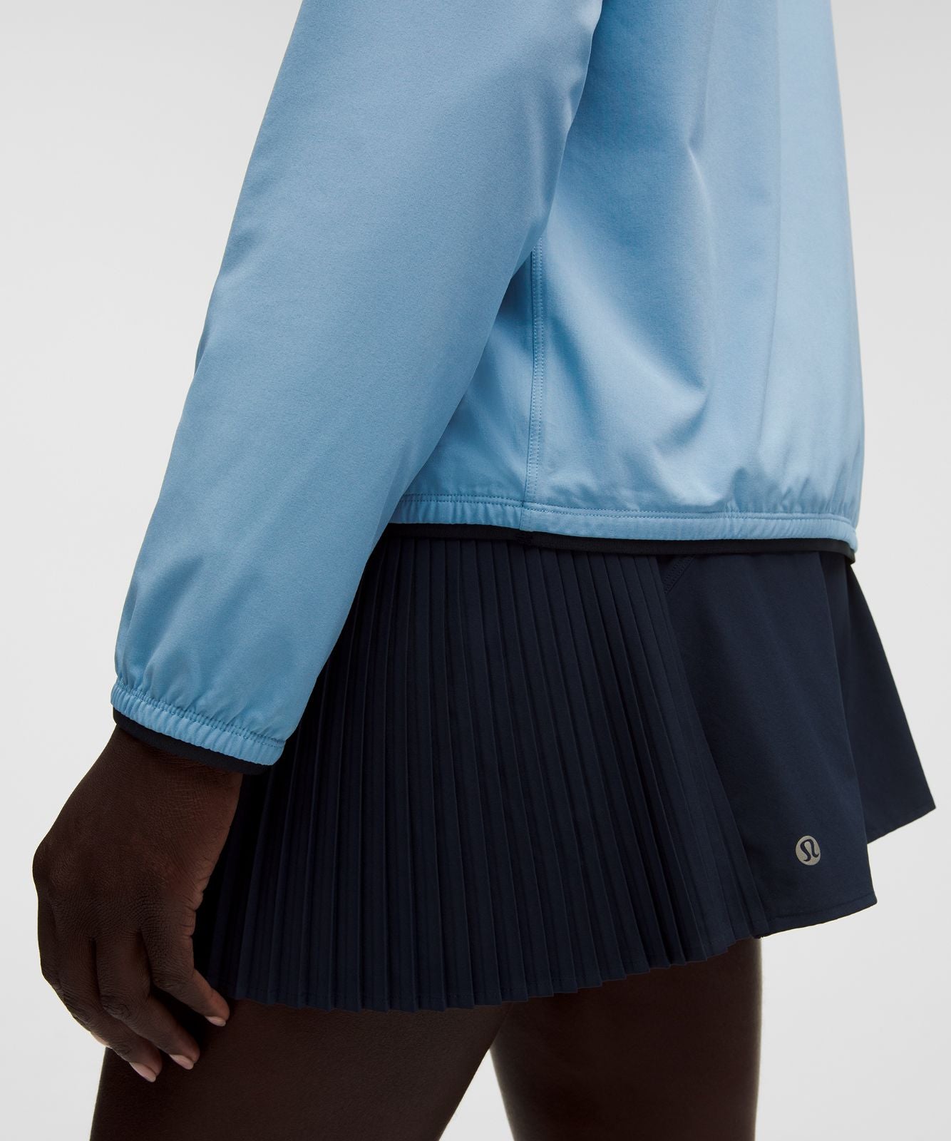 UV-Protective Lightweight Half Zip Dreamy Blue/True Navy