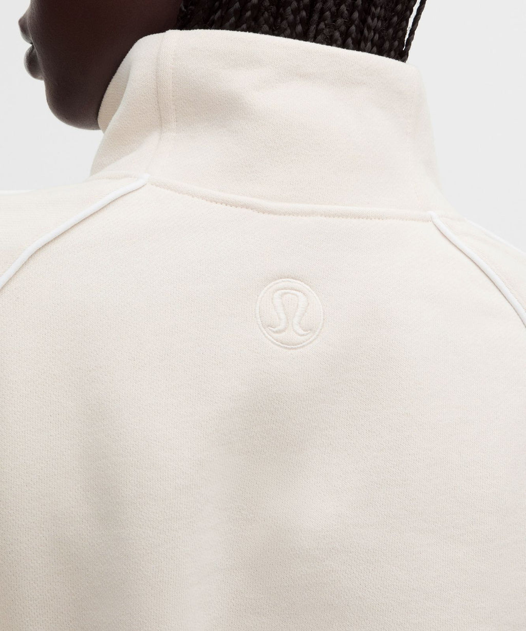 Scuba Relaxed Half-Zip *Colourblock Light Ivory/Rocket Red/White