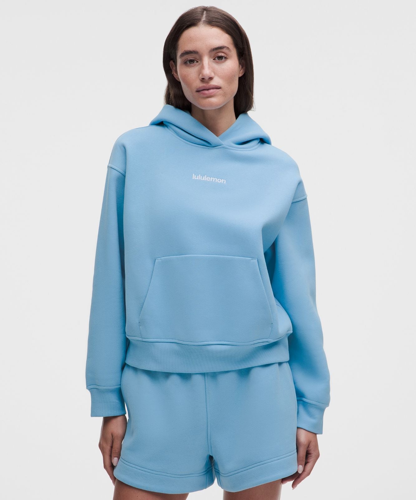 Women's Steady State SuperLoft Hoodie Dreamy Blue/White