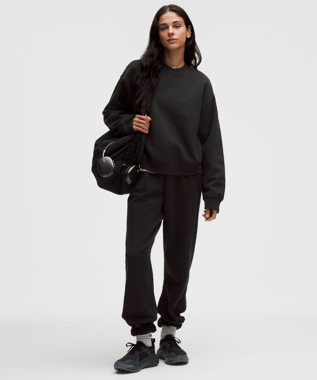 Women's Steady State SuperLoft Crew Black