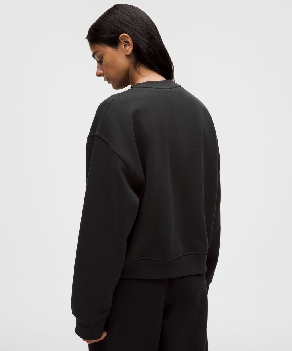 Women's Steady State SuperLoft Crew Black
