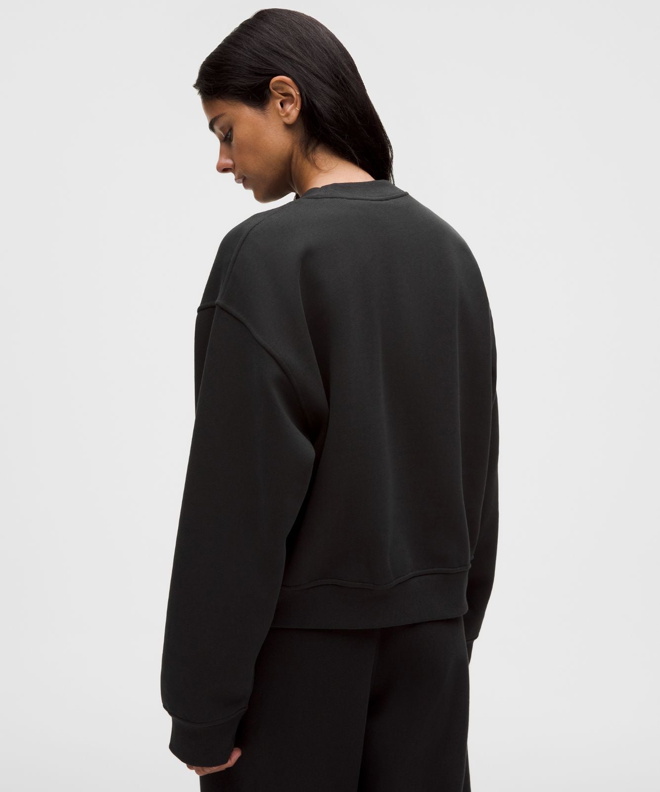 Women's Steady State SuperLoft Crew Black
