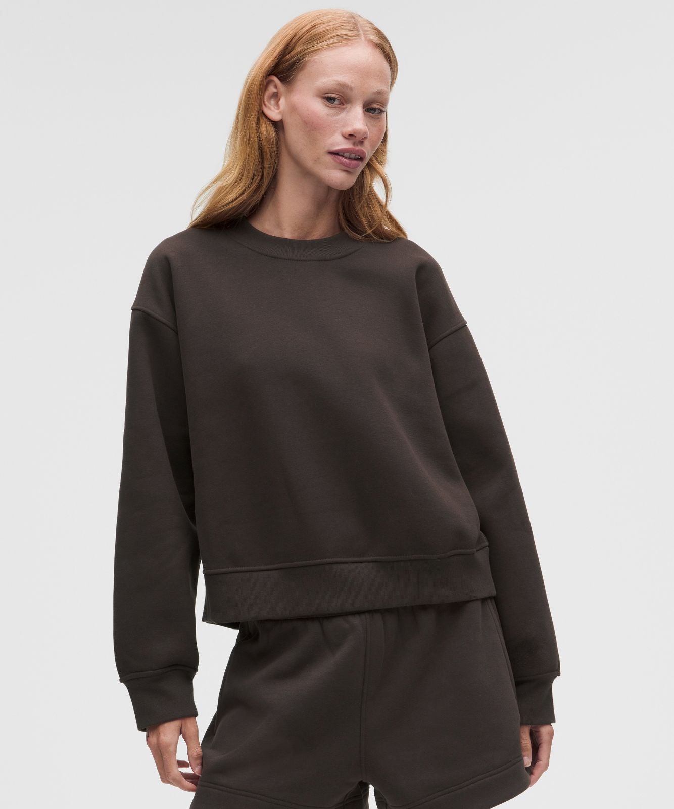 Women's Steady State SuperLoft Crew Mahogany Muse