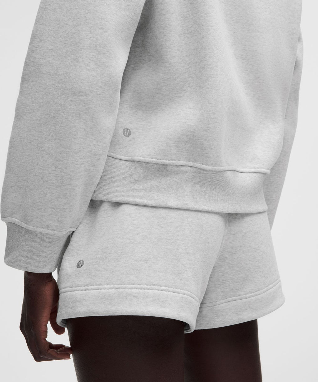 Women's Steady State SuperLoft Crew Heathered Core Ultra Light Grey