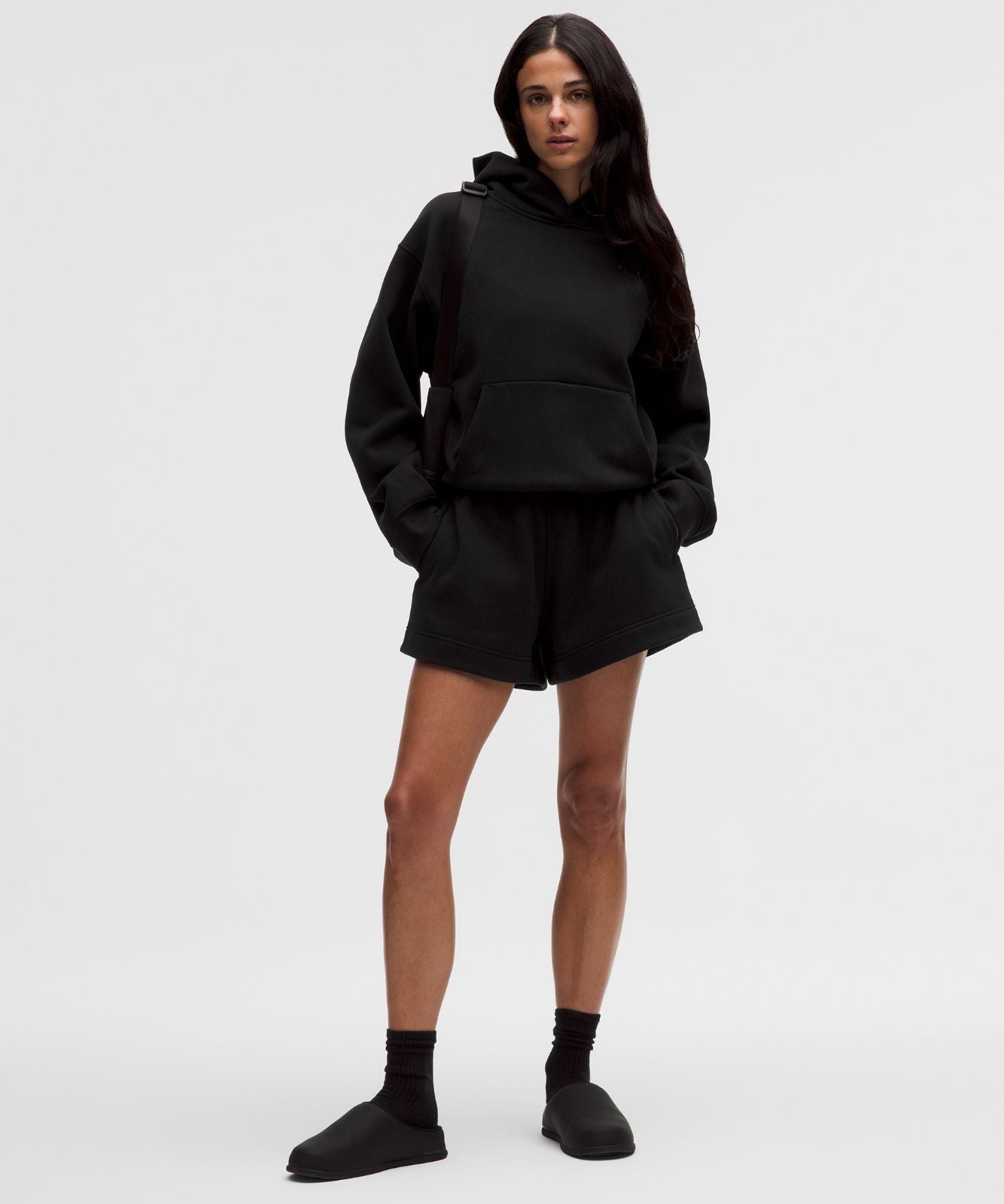 Women's Steady State SuperLoft Hoodie Black