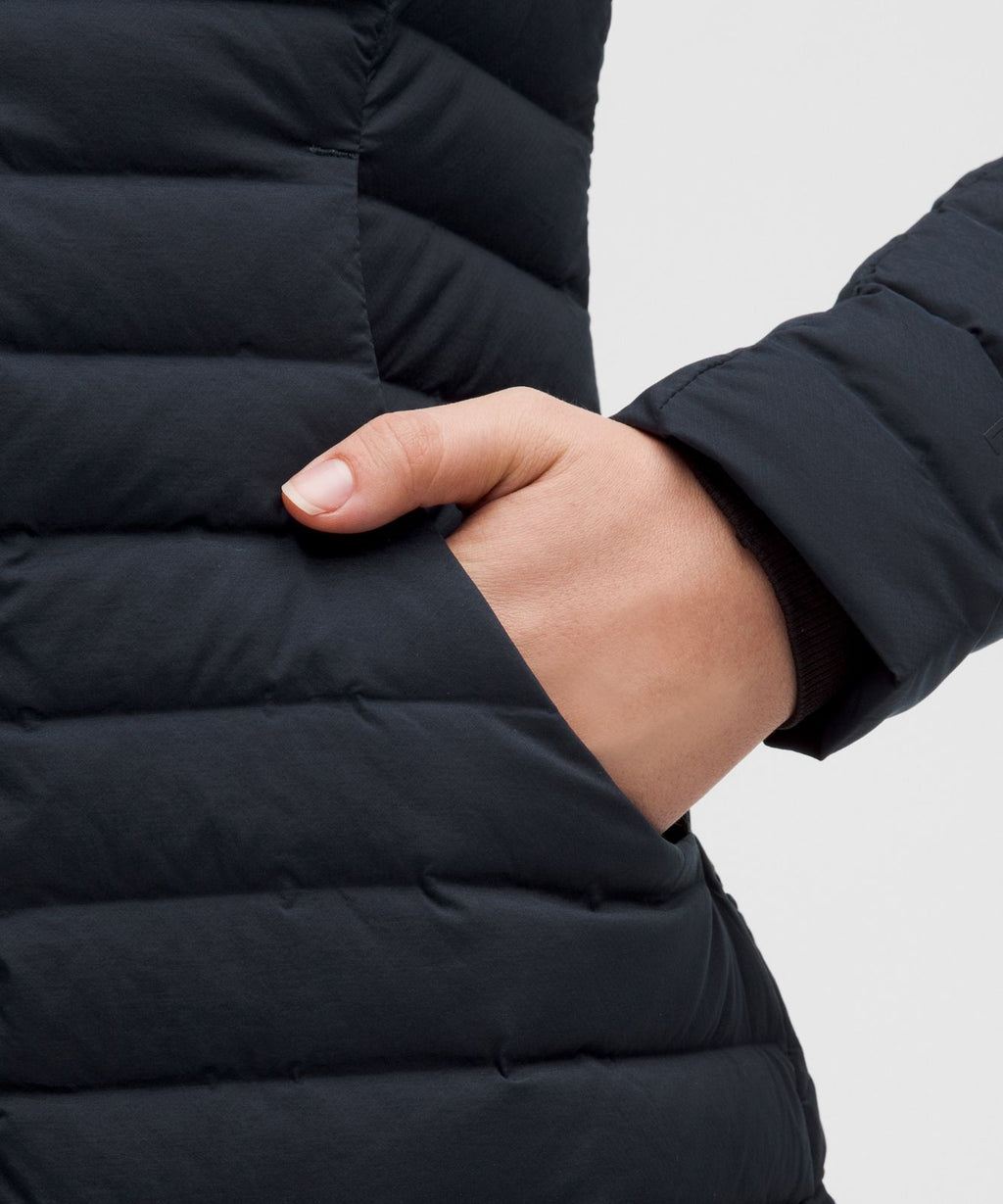 Pack It Down Long Jacket True Navy