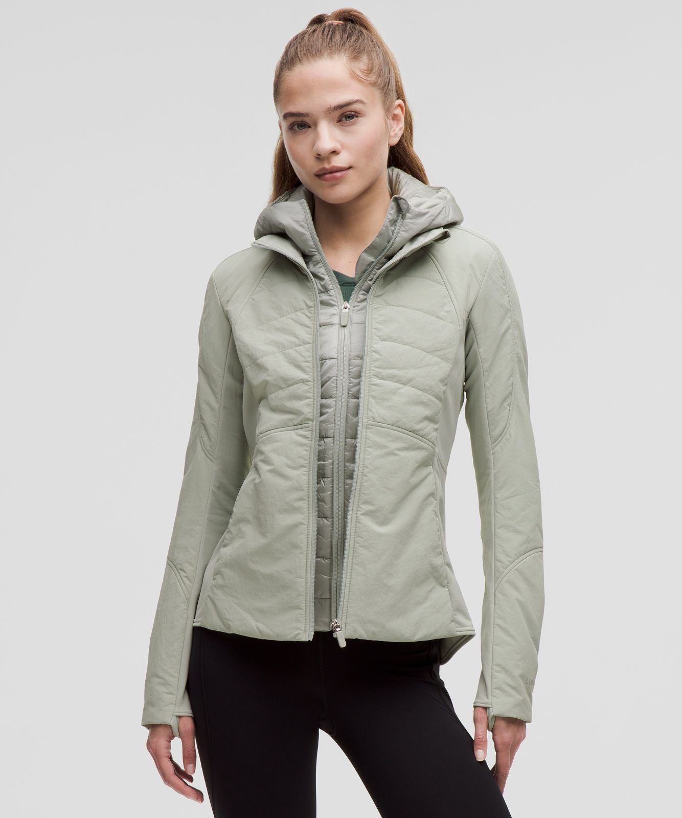 Another Mile Jacket Jade Grey