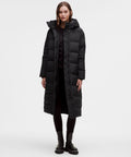 Women's Wunder Puff 600-Down-Fill Long Jacket Black