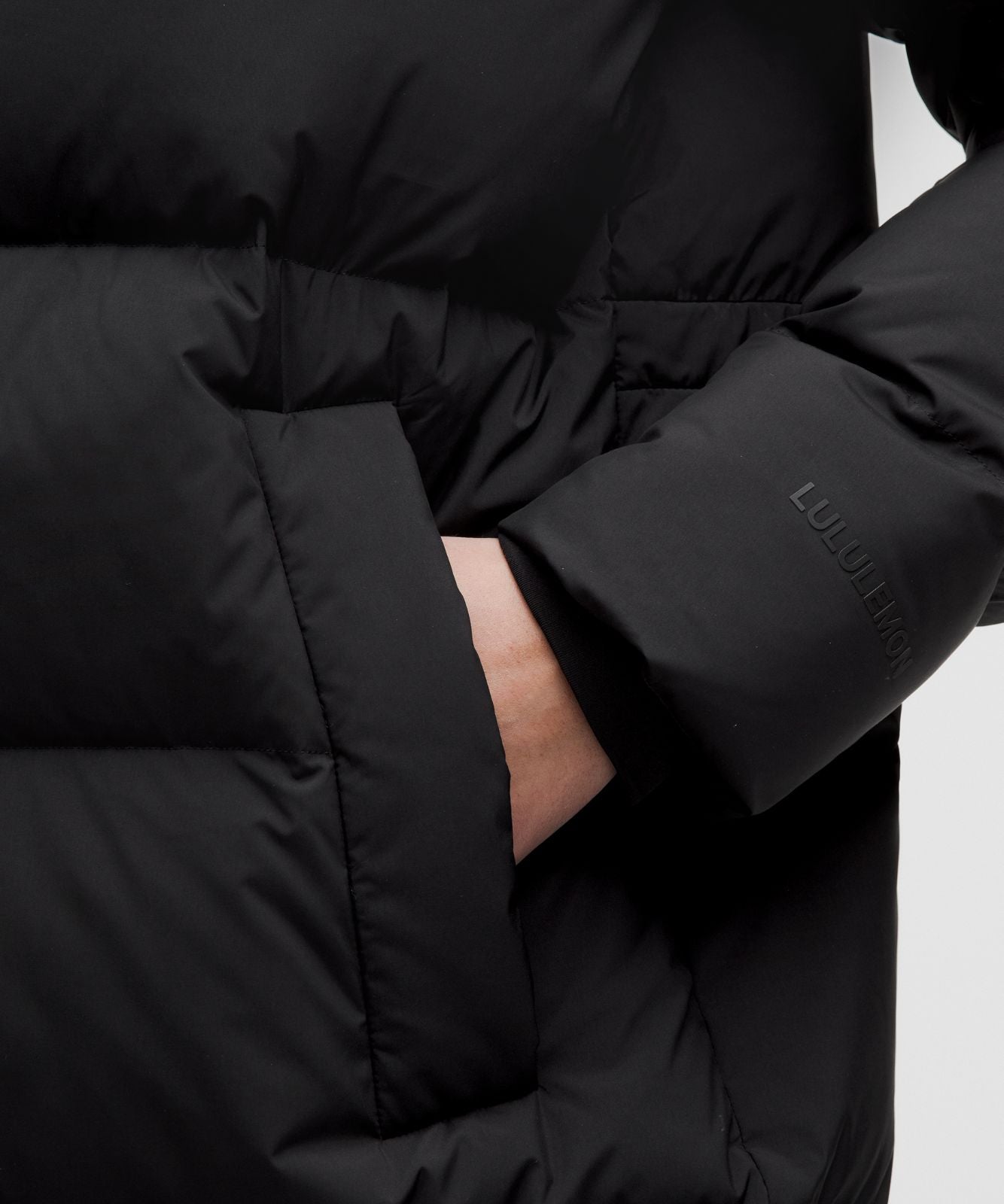 Women's Wunder Puff 600-Down-Fill Long Jacket Black