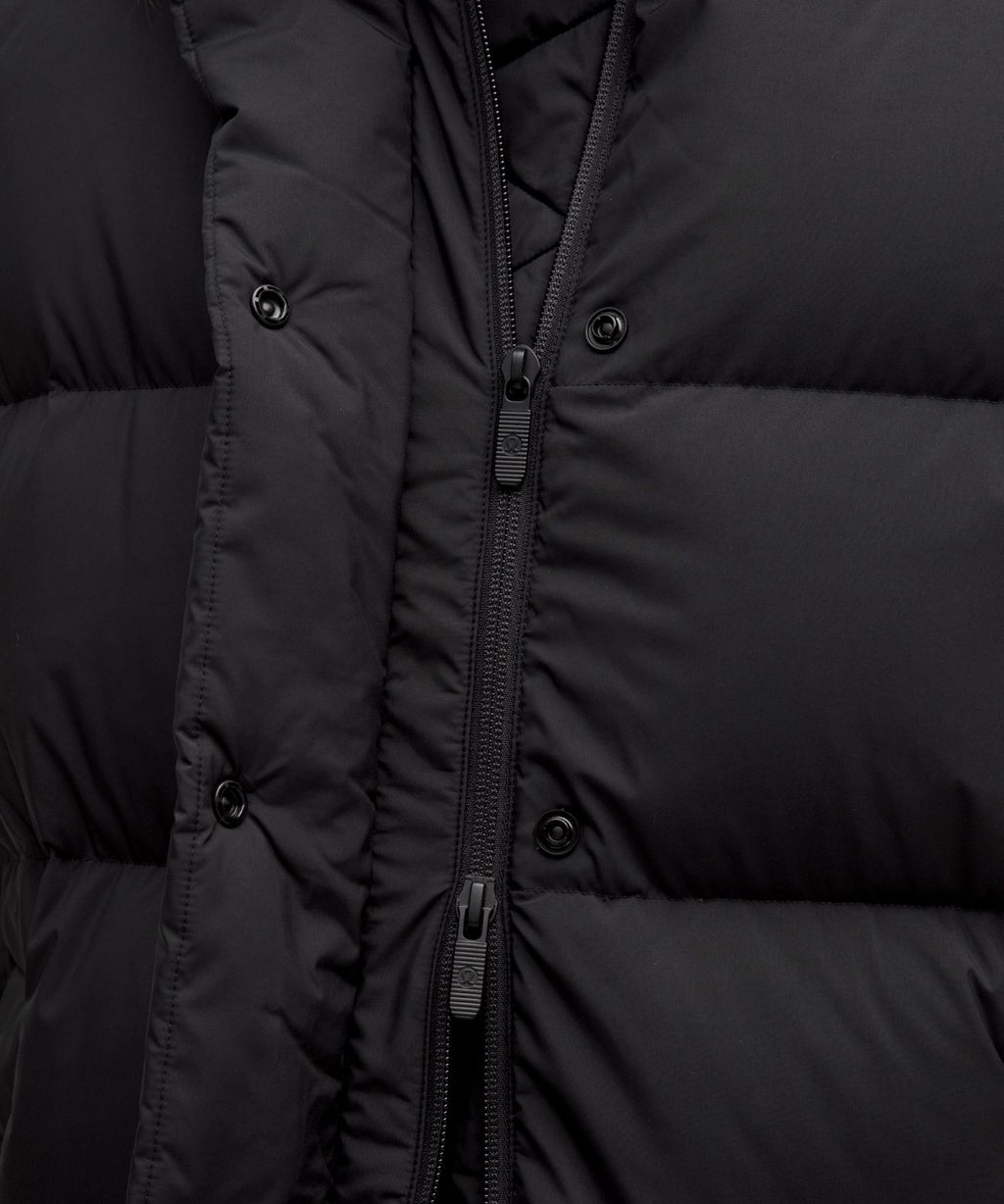 Women's Wunder Puff 600-Down-Fill Long Jacket Black