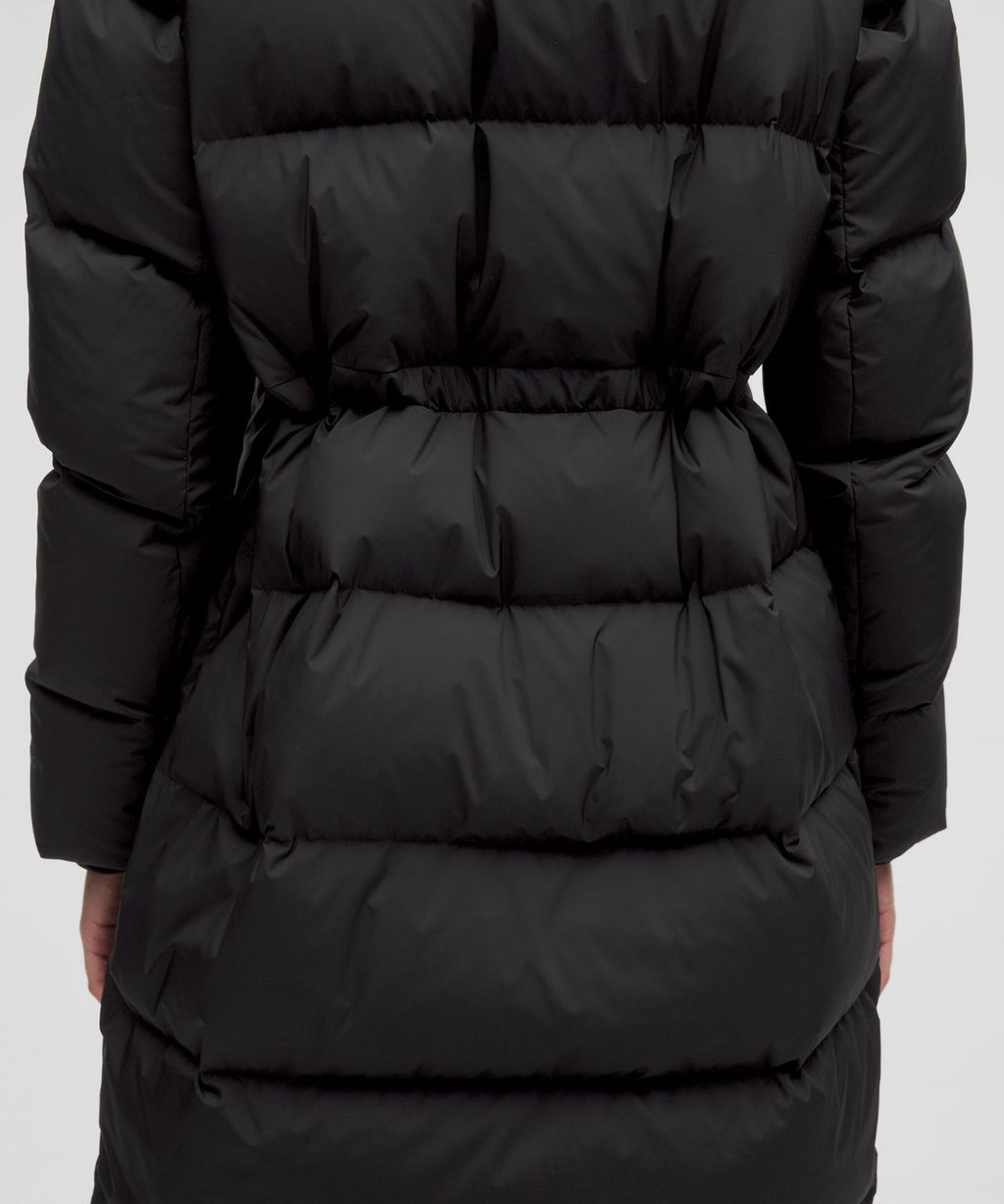 Women's Wunder Puff 600-Down-Fill Long Jacket Black