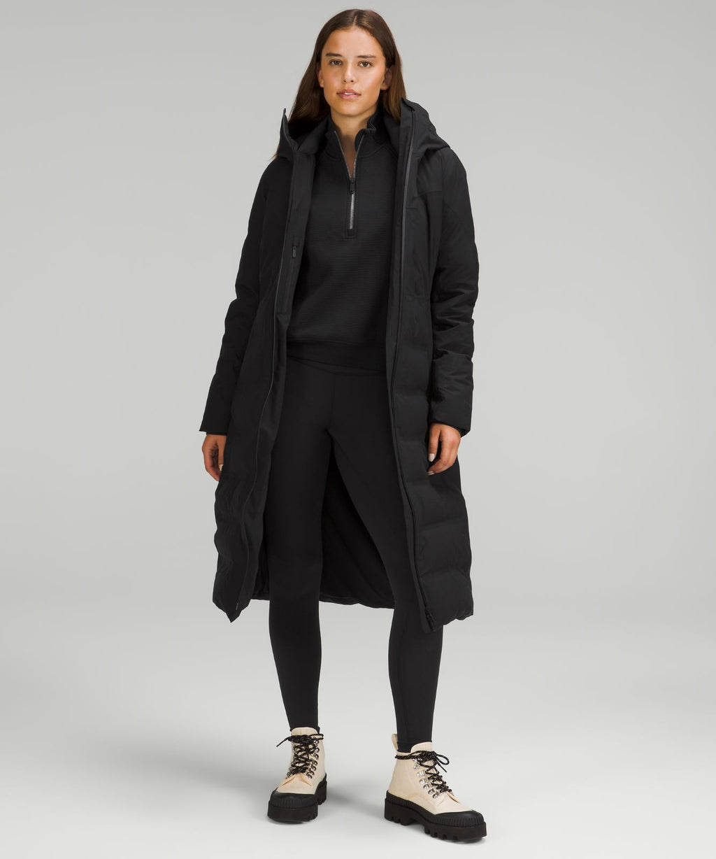 Sleet Street Long Jacket Black