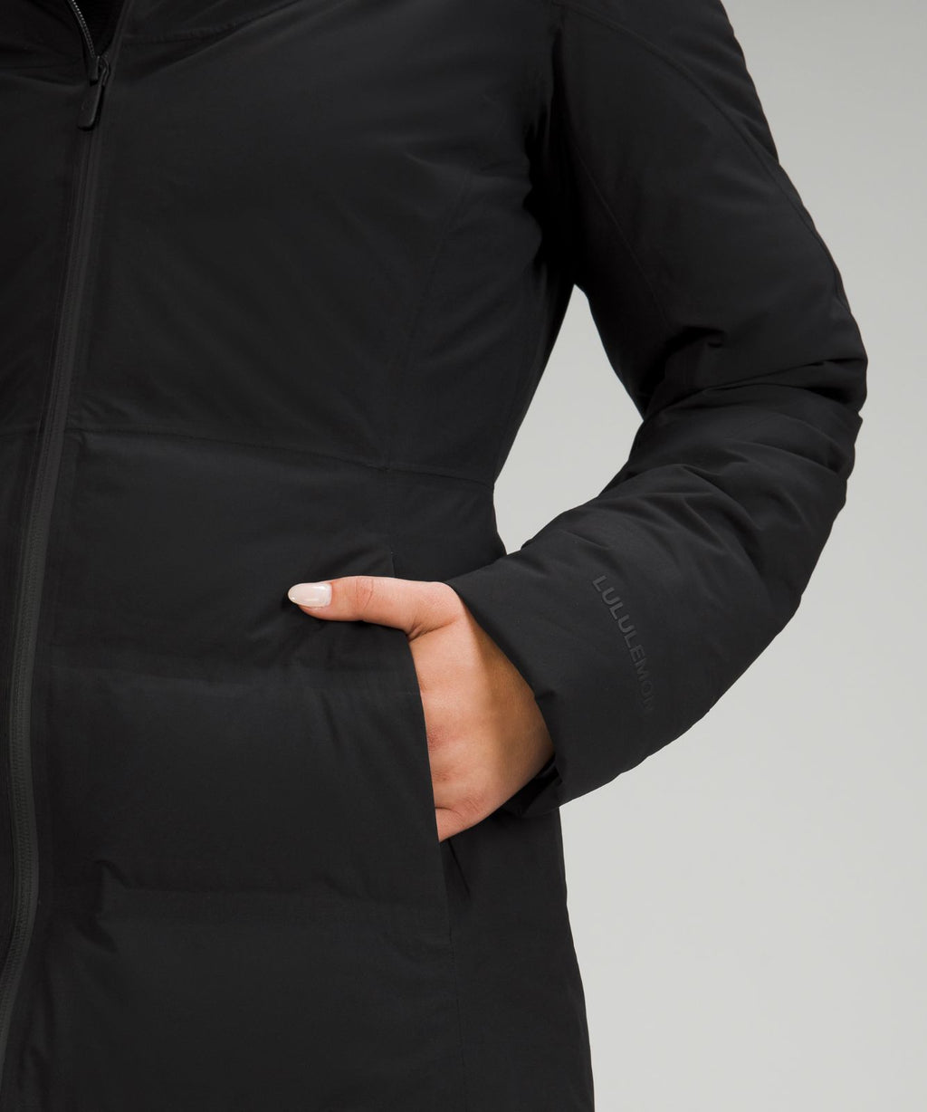 Sleet Street Long Jacket Black