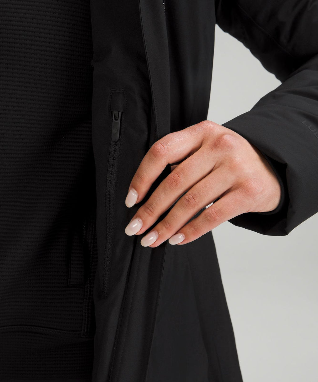 Sleet Street Long Jacket Black