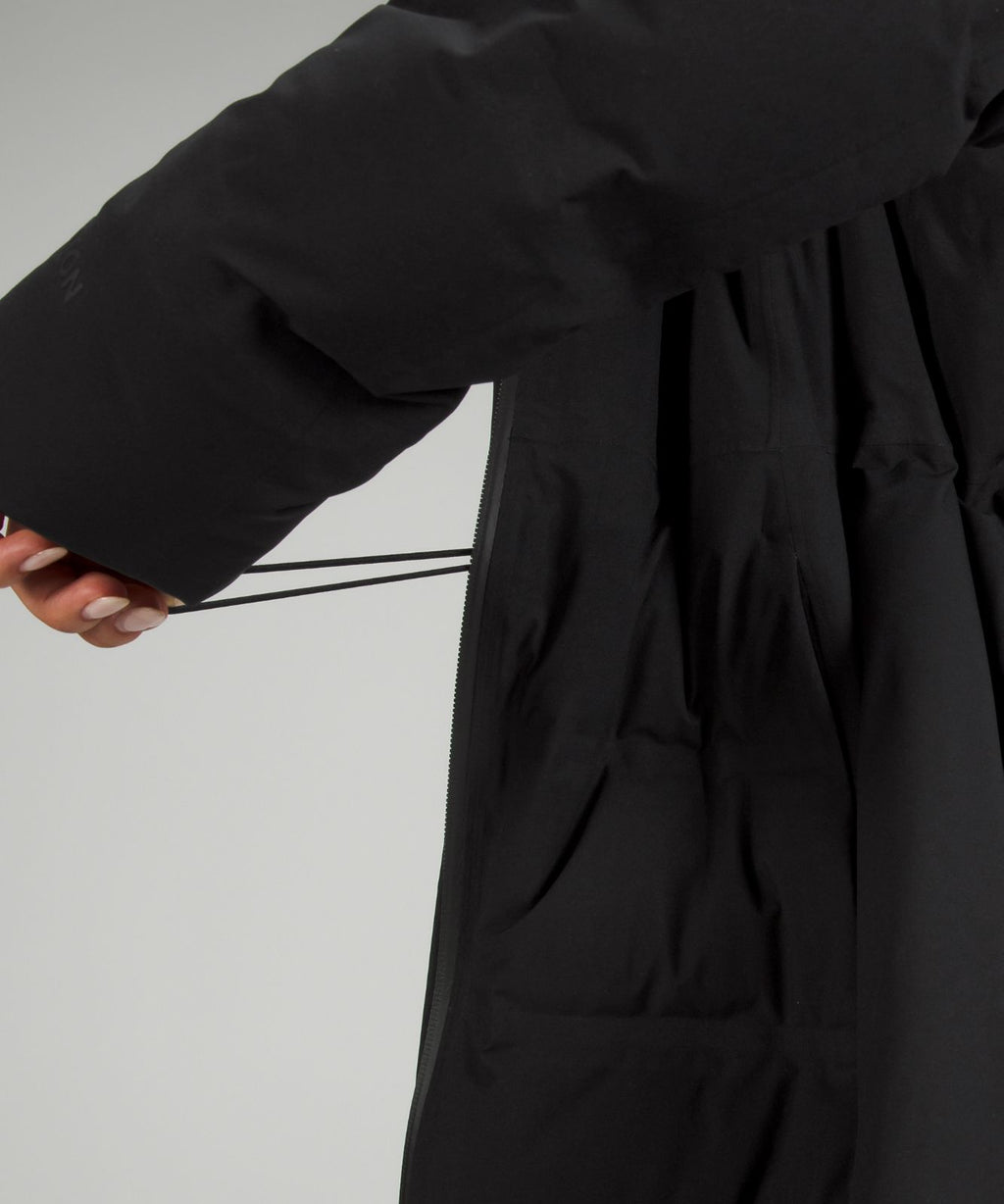 Sleet Street Long Jacket Black