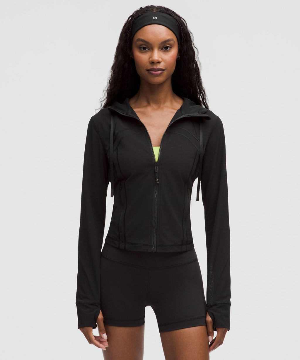Hooded Define Jacket Mesh Vent *Nulu Black