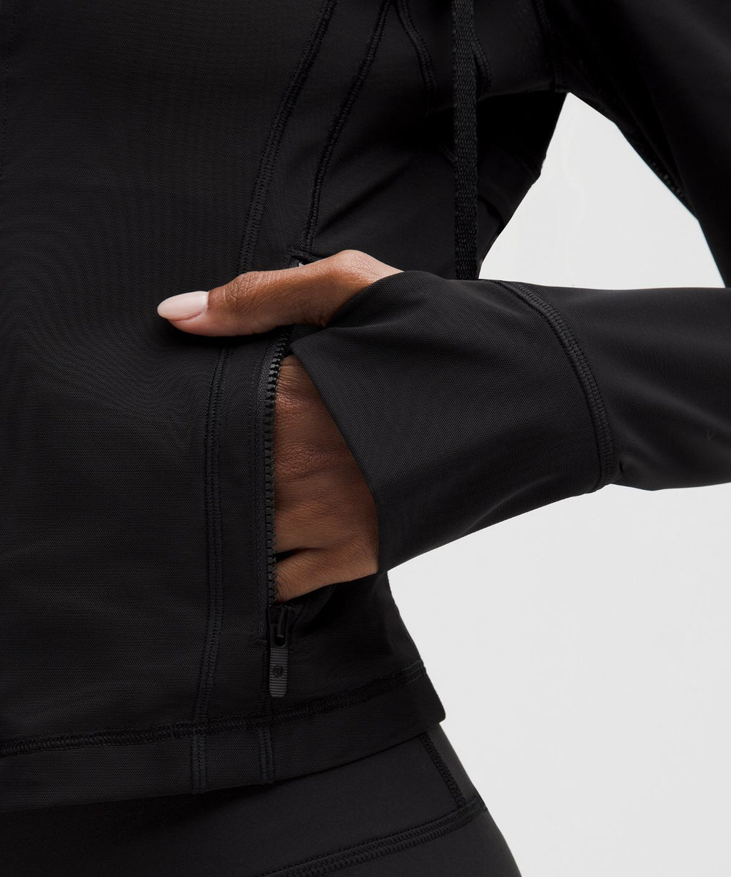 Hooded Define Jacket Mesh Vent *Nulu Black
