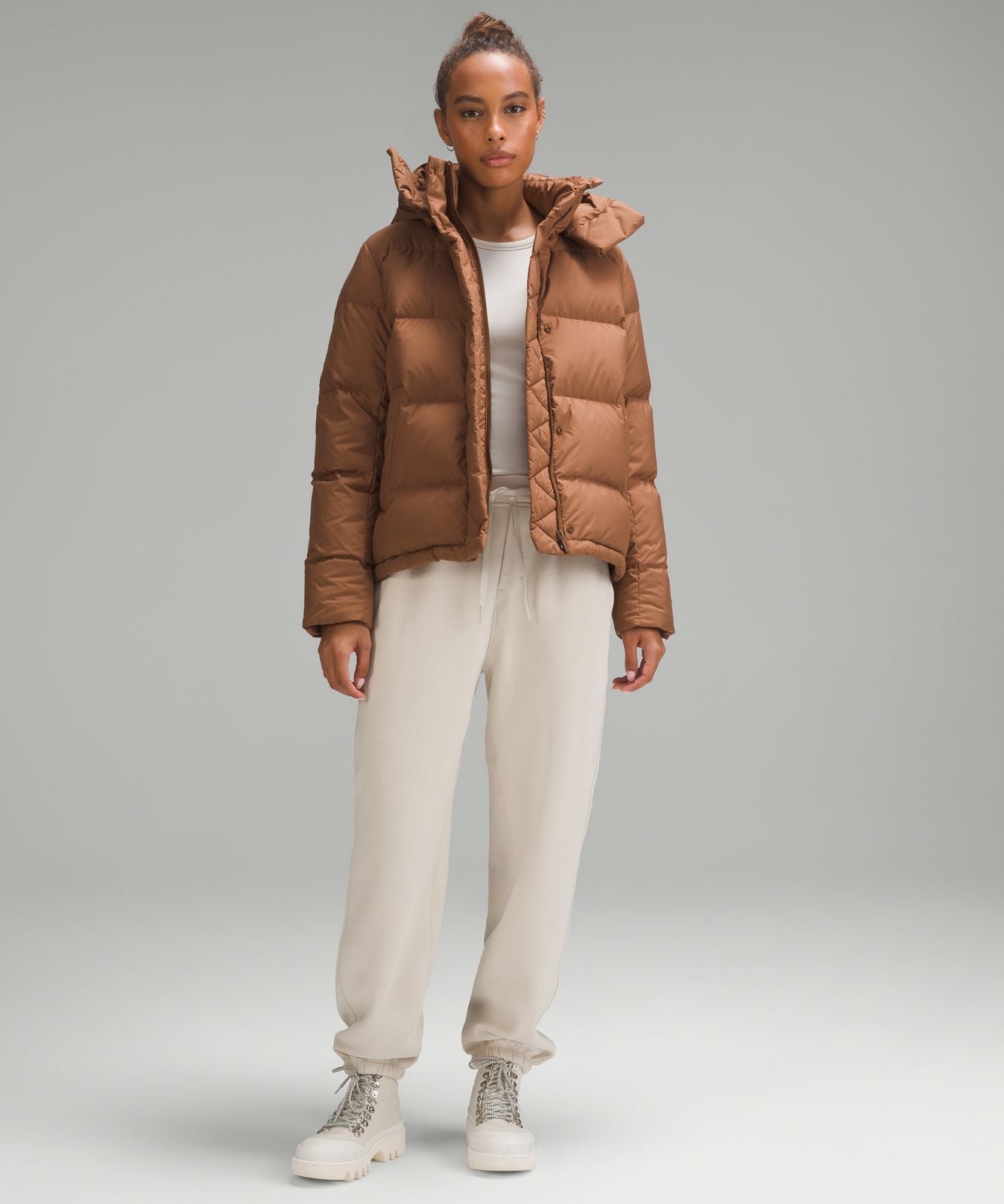 Women's Wunder Puff 600-Down-Fill Jacket Roasted Brown