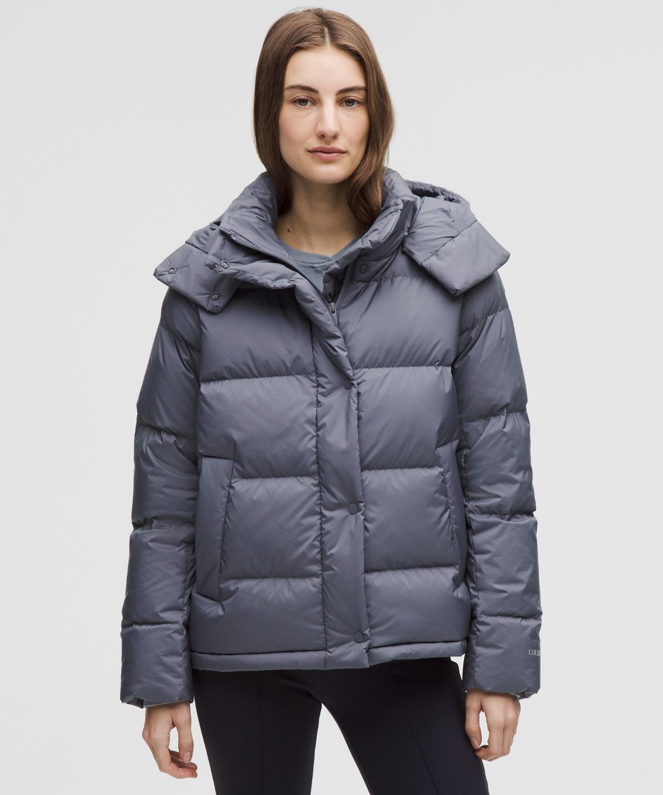 Women's Wunder Puff 600-Down-Fill Jacket Solar Grey/Rhino Grey