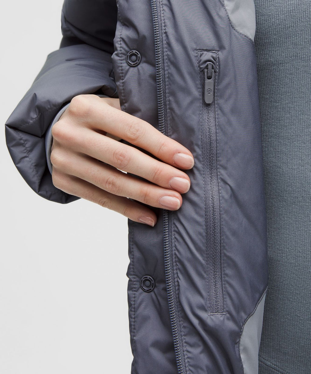 Women's Wunder Puff 600-Down-Fill Jacket Solar Grey/Rhino Grey