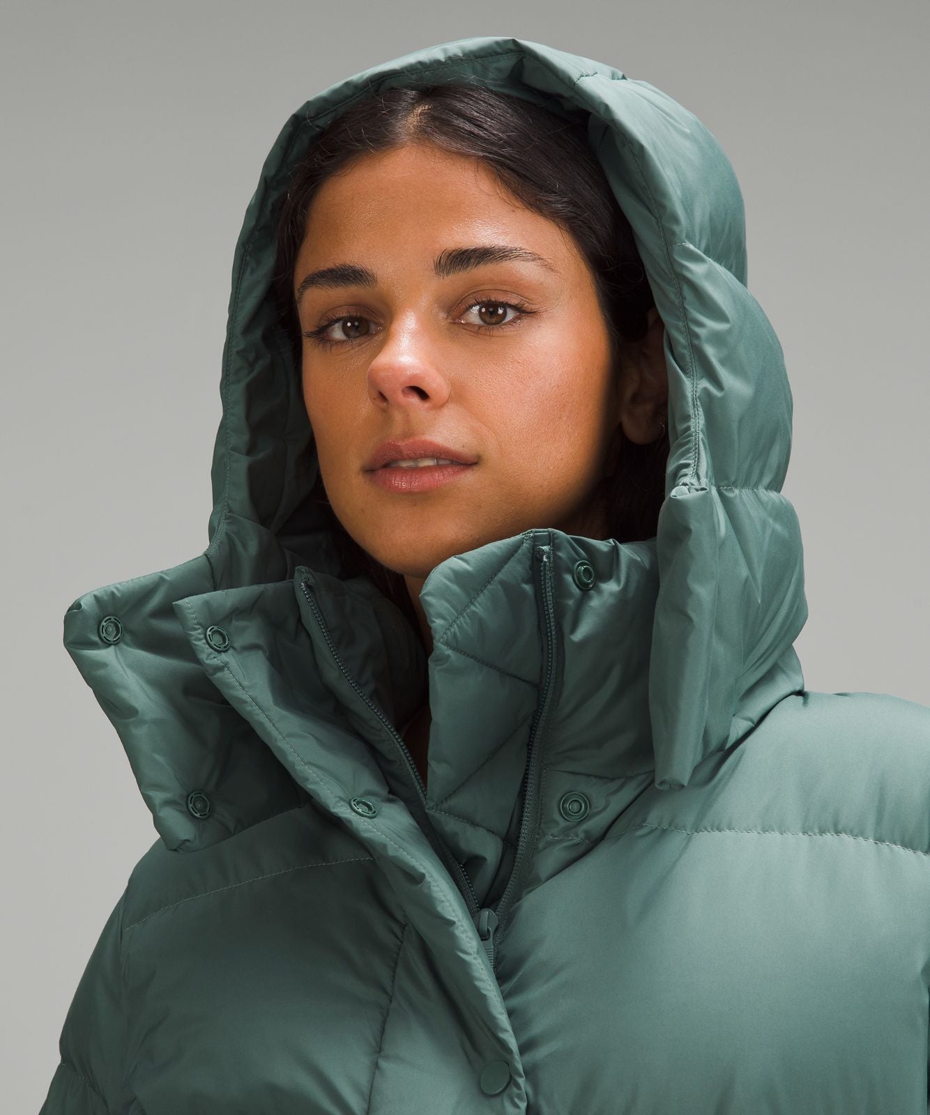 Women's Wunder Puff 600-Down-Fill Long Jacket Medium Forest