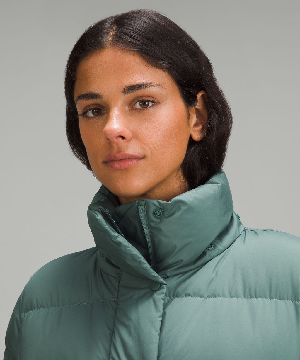 Women's Wunder Puff 600-Down-Fill Long Jacket Medium Forest