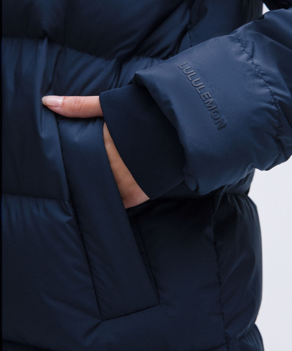 Women's Wunder Puff 600-Down-Fill Long Jacket True Navy