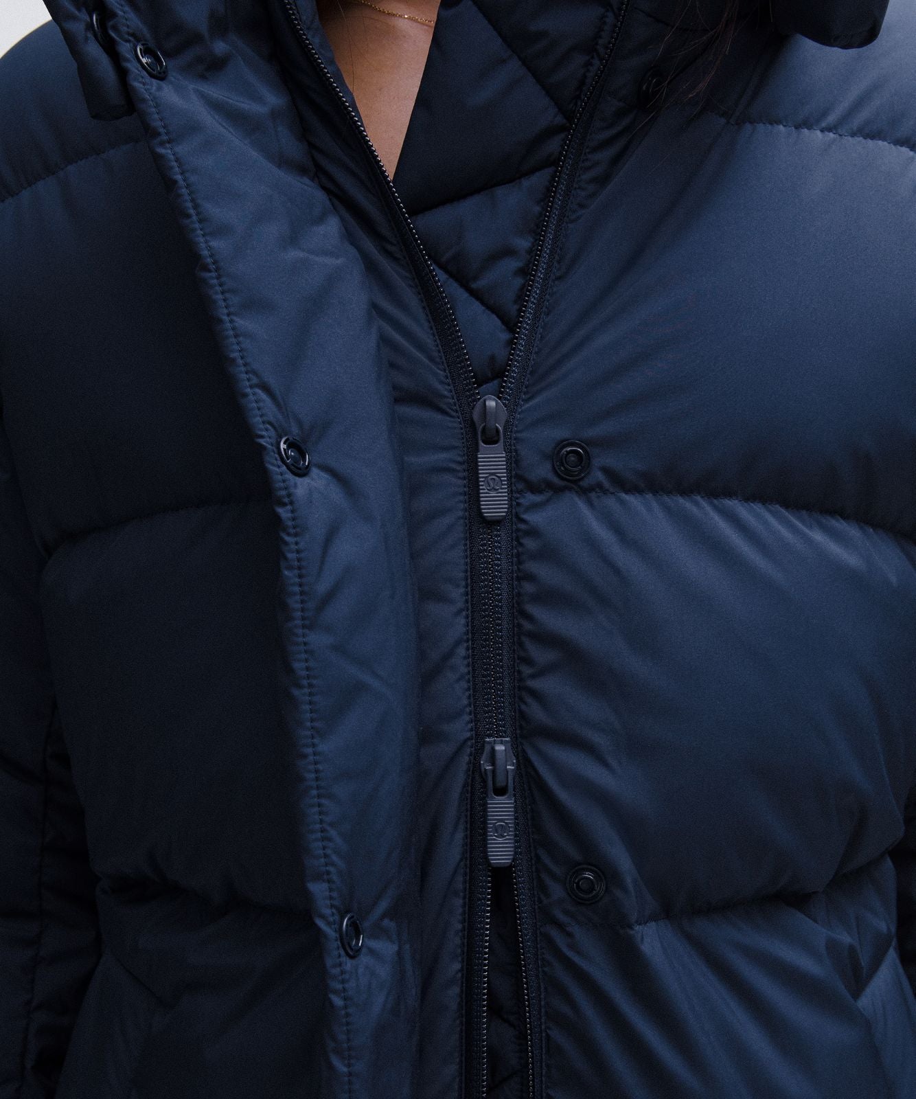 Women's Wunder Puff 600-Down-Fill Long Jacket True Navy