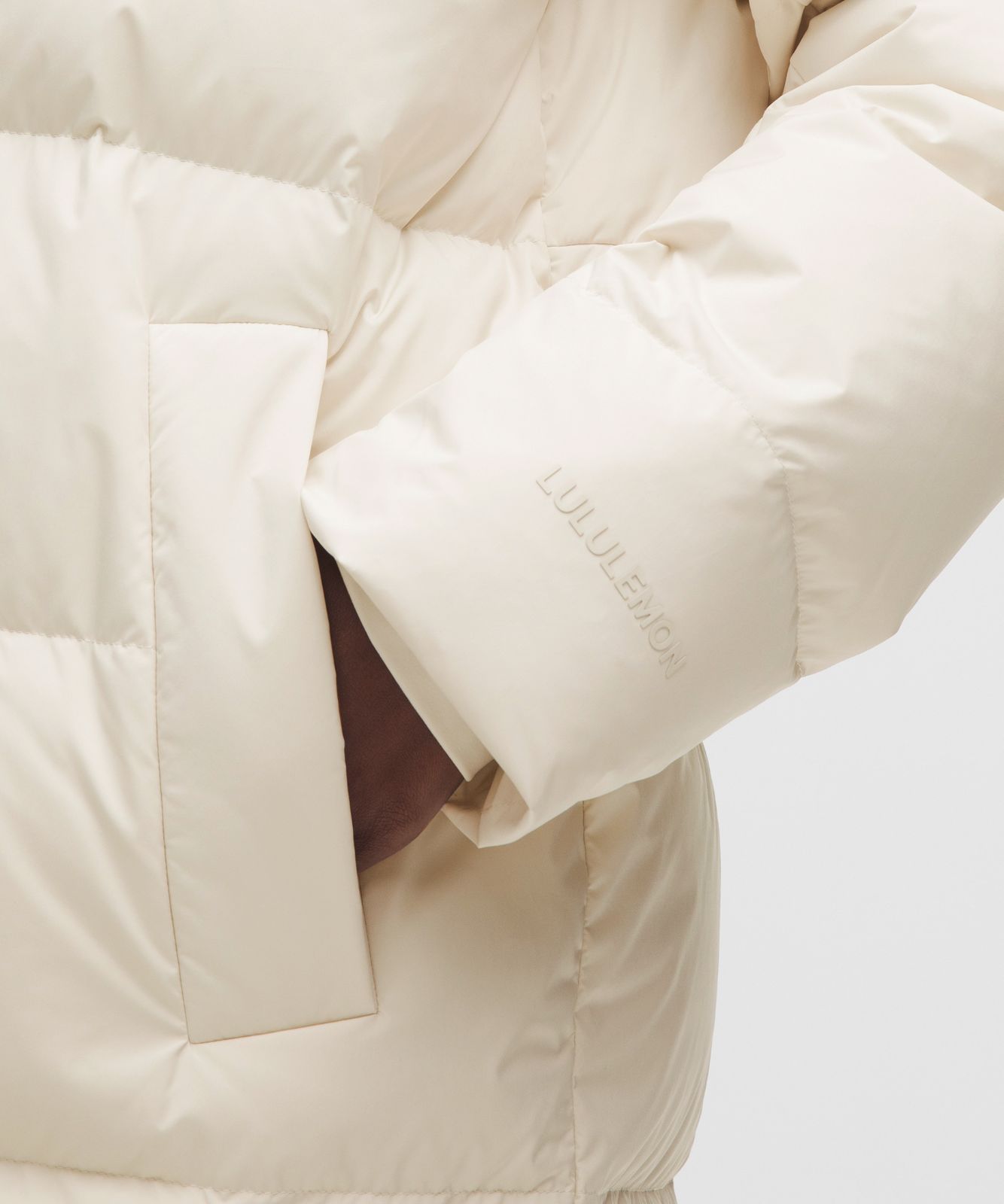 Women's Wunder Puff 600-Down-Fill Long Jacket Light Ivory
