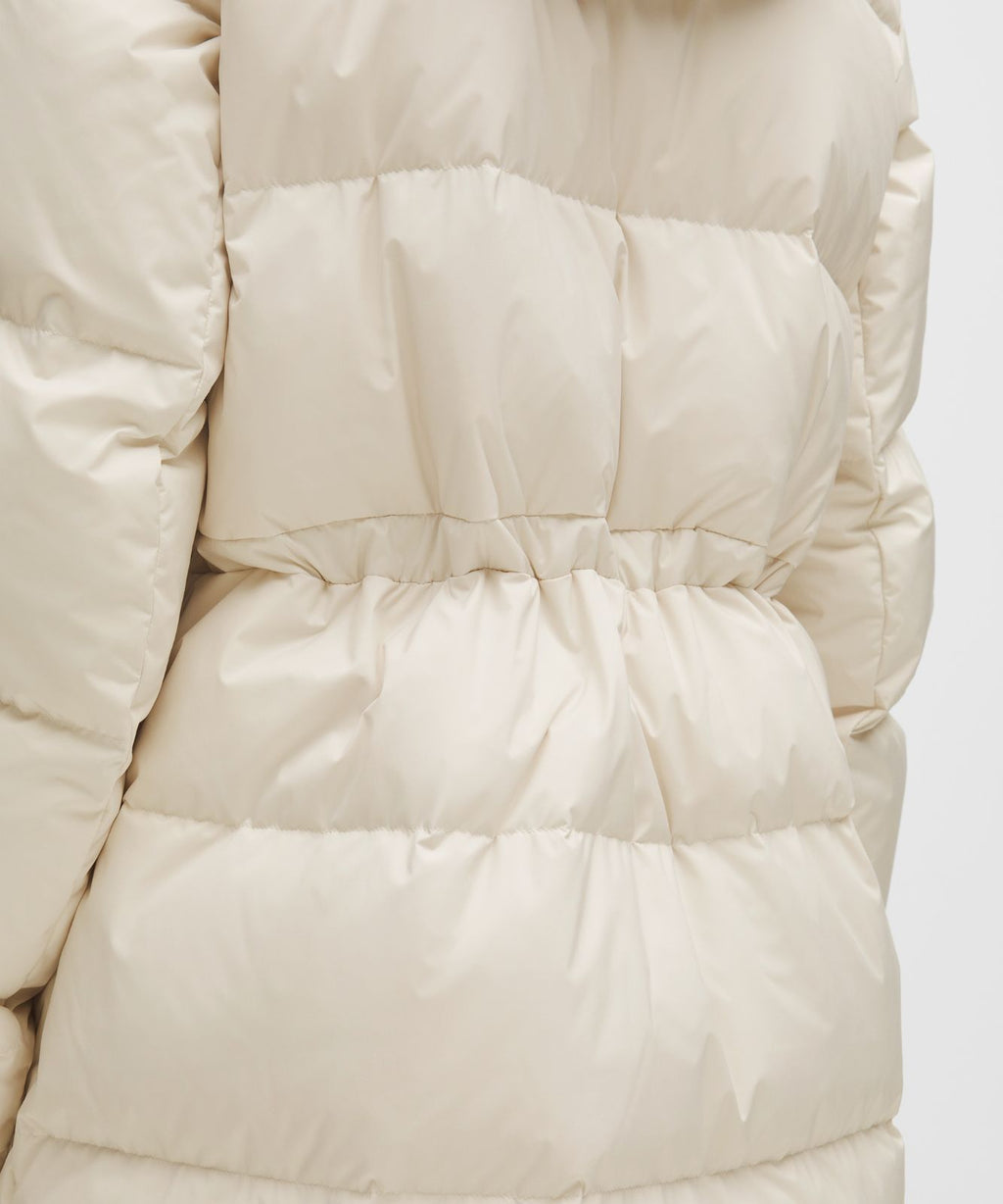 Women's Wunder Puff 600-Down-Fill Long Jacket Light Ivory